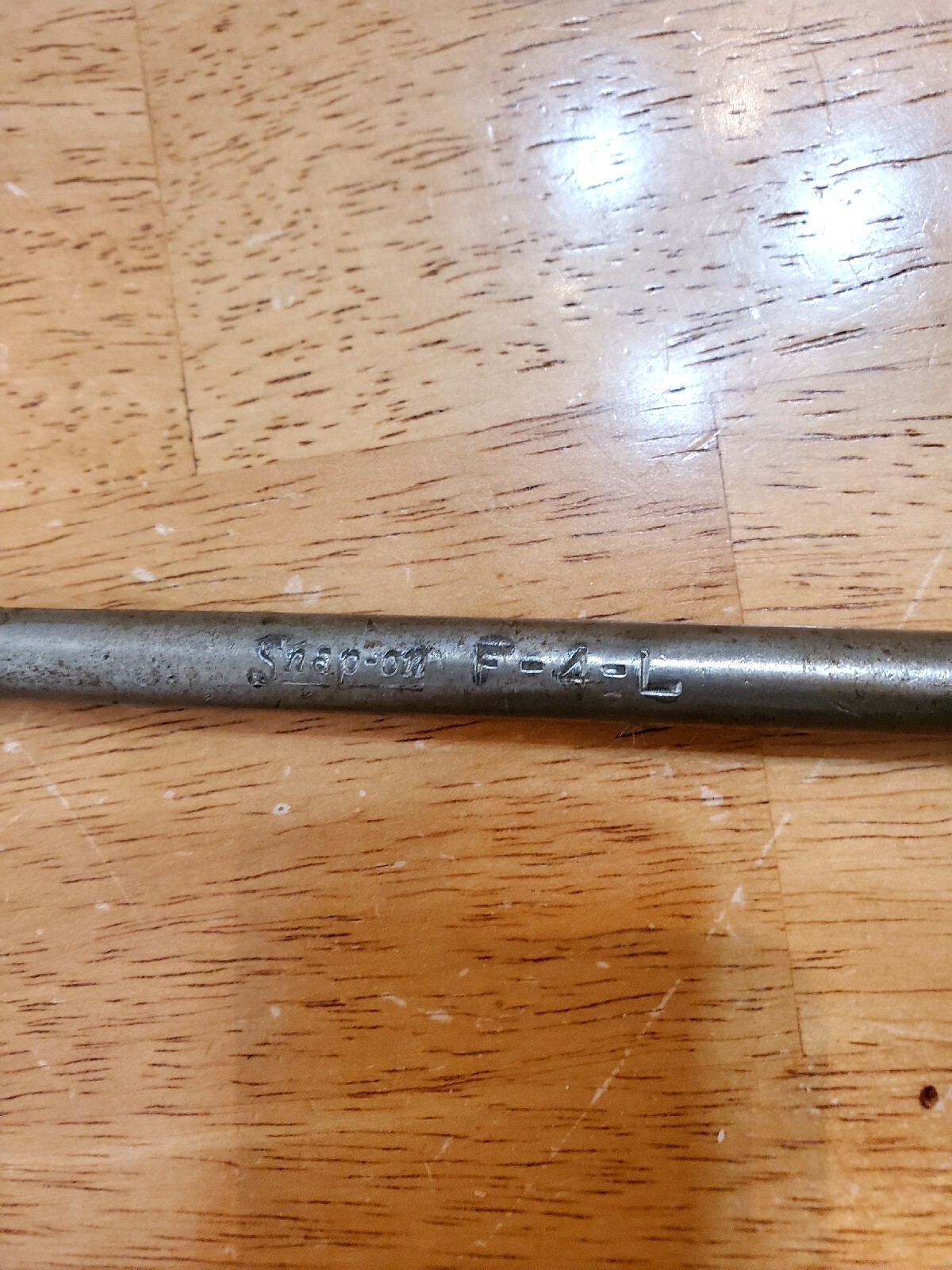 Snap On 3/8″ Drive 18″ Long Chrome Speeder Handle Wrench USA F-4-L