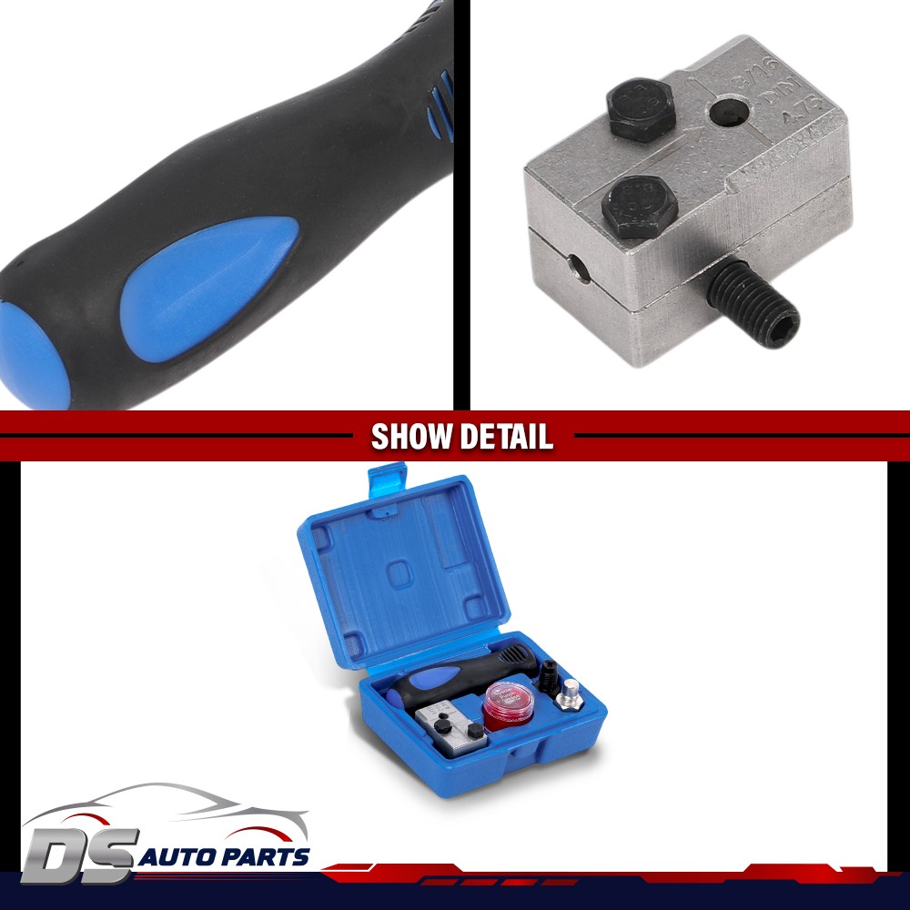 Universal Handheld Car 3/16» Single Flare W/Storage Brake Line Flaring Tool Kit