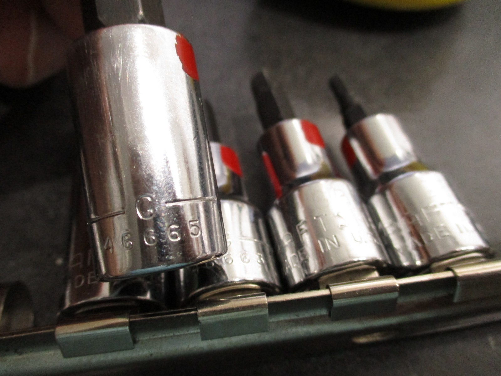 USA Armstrong 7 pc SAE 1/2″ Drive Chrome Hex Bit Socket Driver Set 1/4 to 5/8″