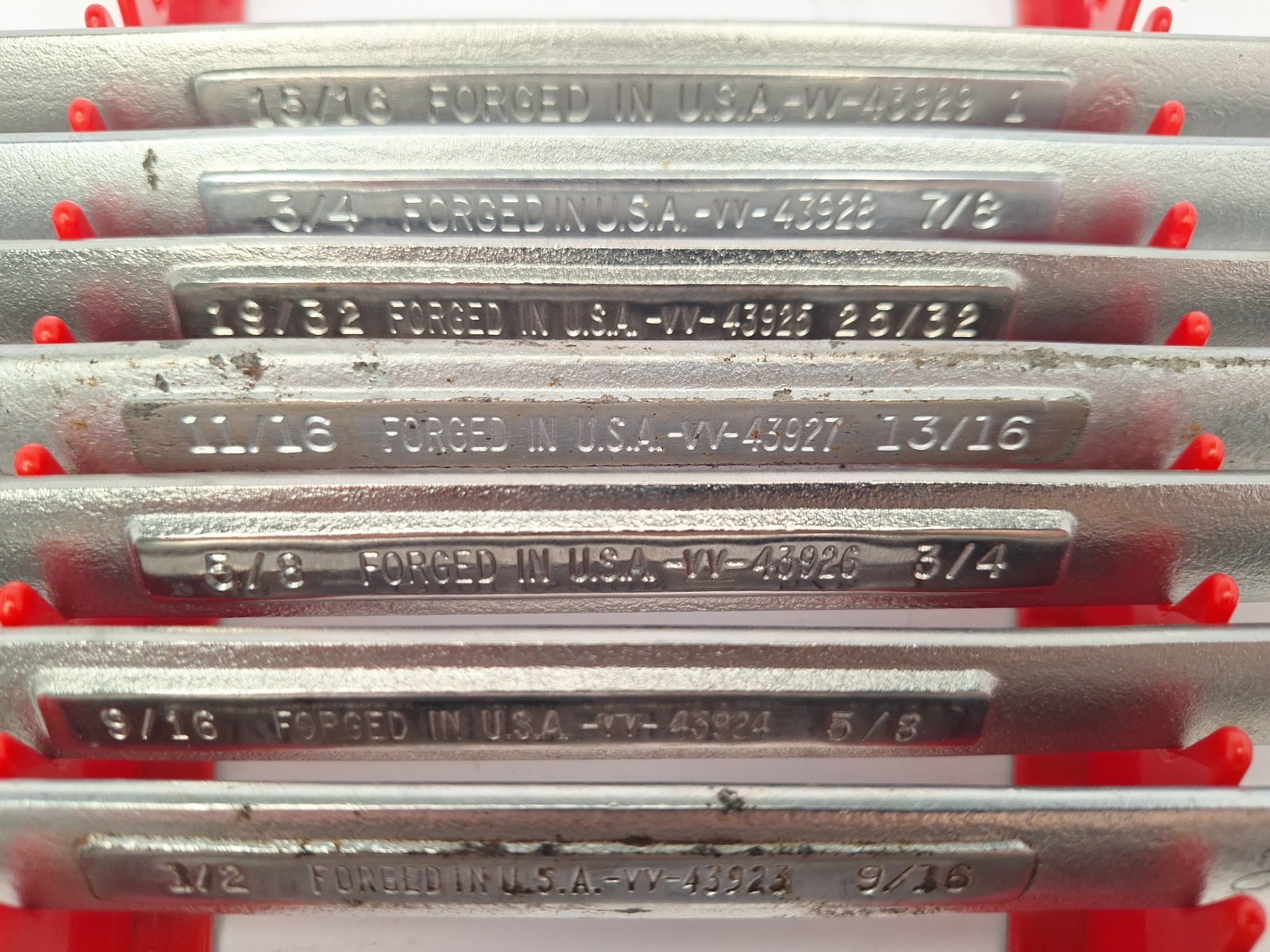 SEARS CRAFTSMAN USA VV 9PC SAE DOUBLE BOX END WRENCH SET 3/8″ to 1″*READ* (C1)