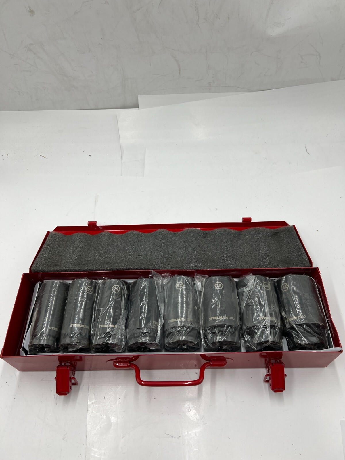 Steelman 8-Piece Pro Deep Drive 6 Point Impact Metric Socket Case
