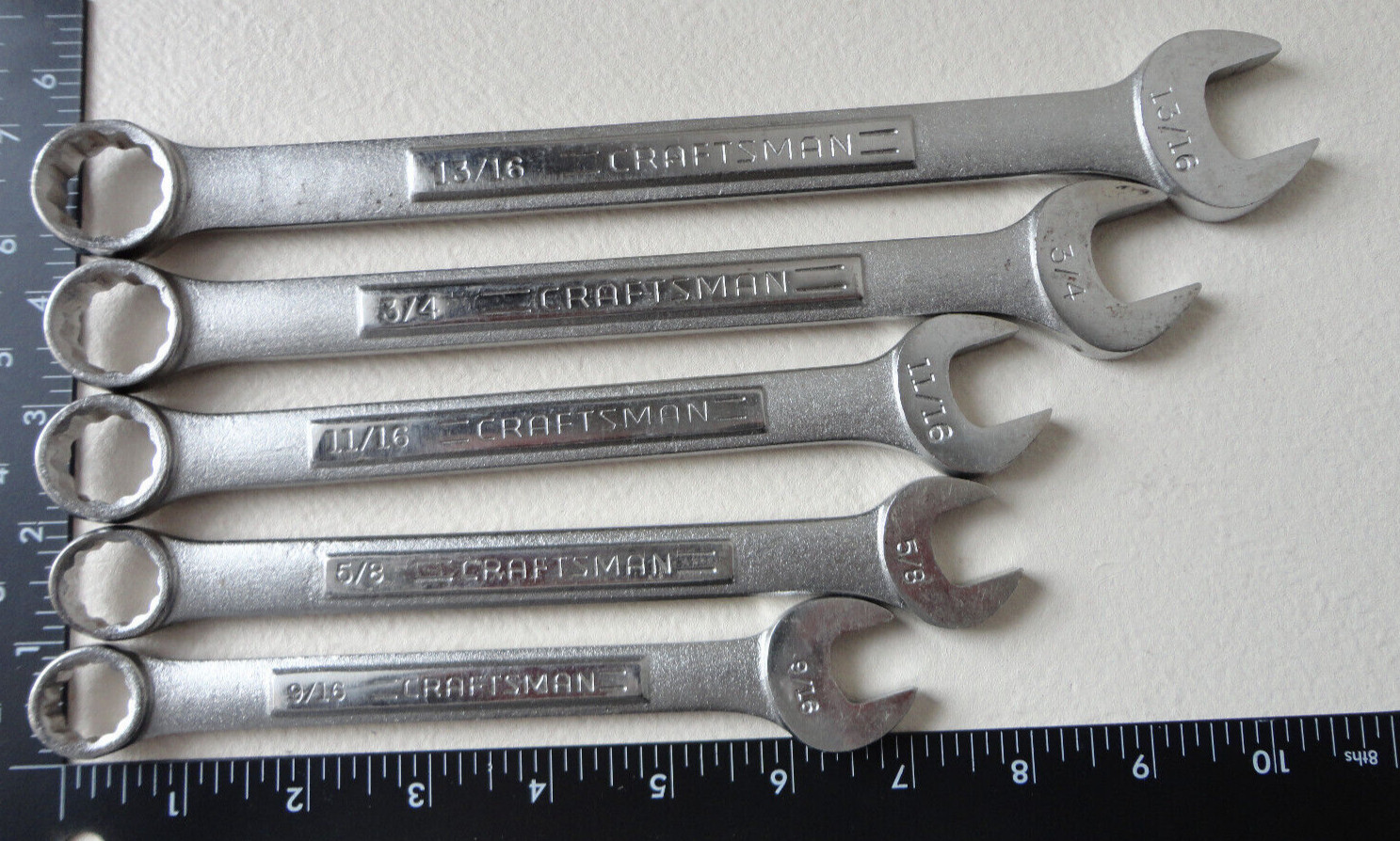 Craftsman *Overseas SAE Combo Wrench A-AD / D-AC Partial Set Or LOT