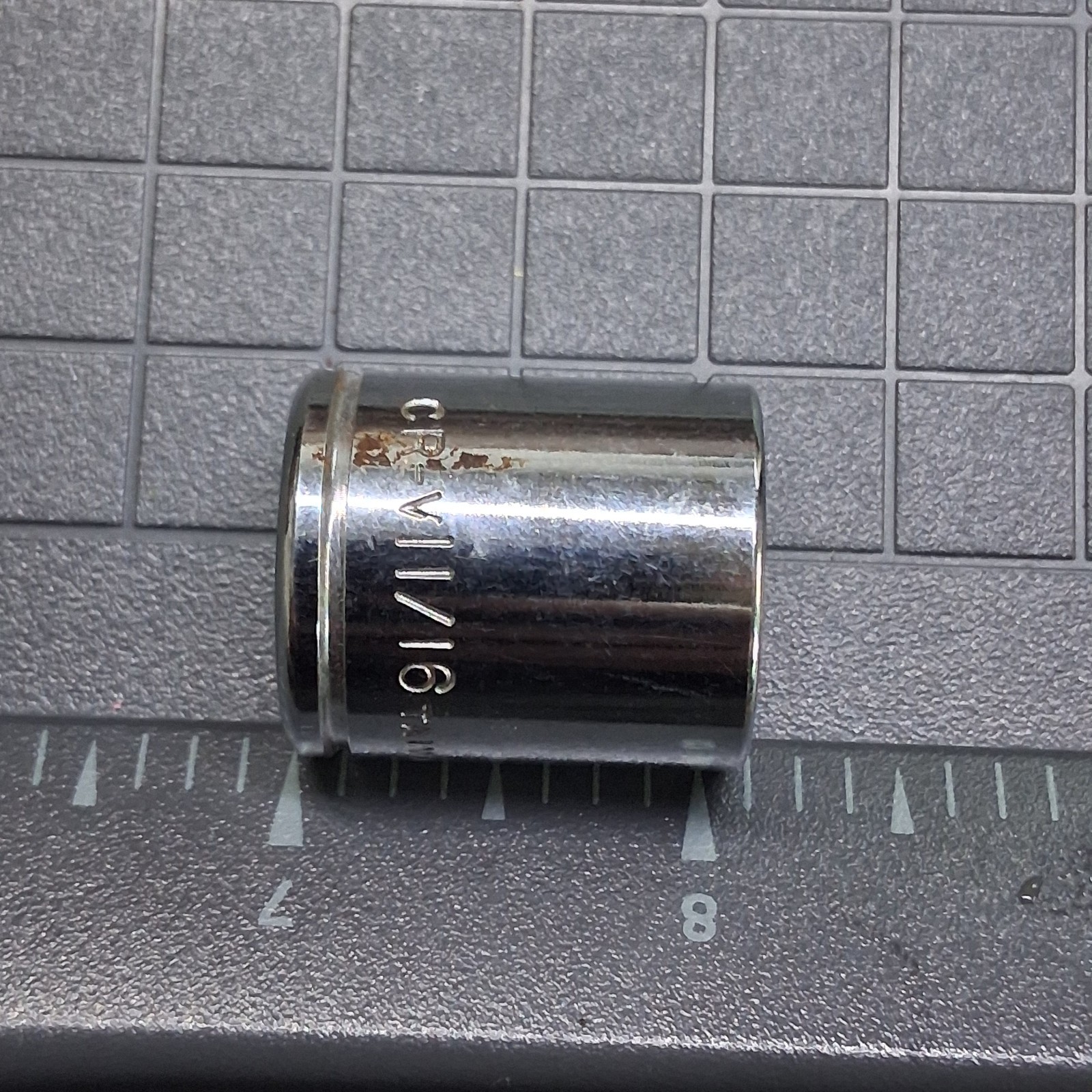 11/16″ SAE 3/8″ Drive 12-Point Chrome Socket