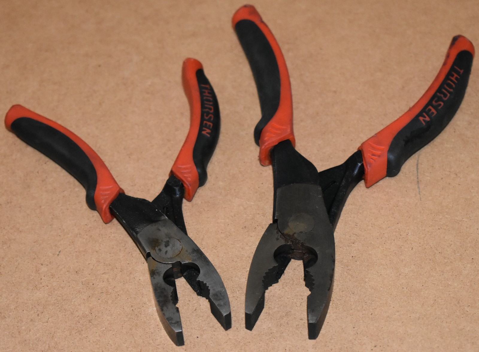 THORSEN ERGONOMIC COMFORT «GRIP FORCE» COMBINATION PLIERS 6-3/4″ & 8-1/4″