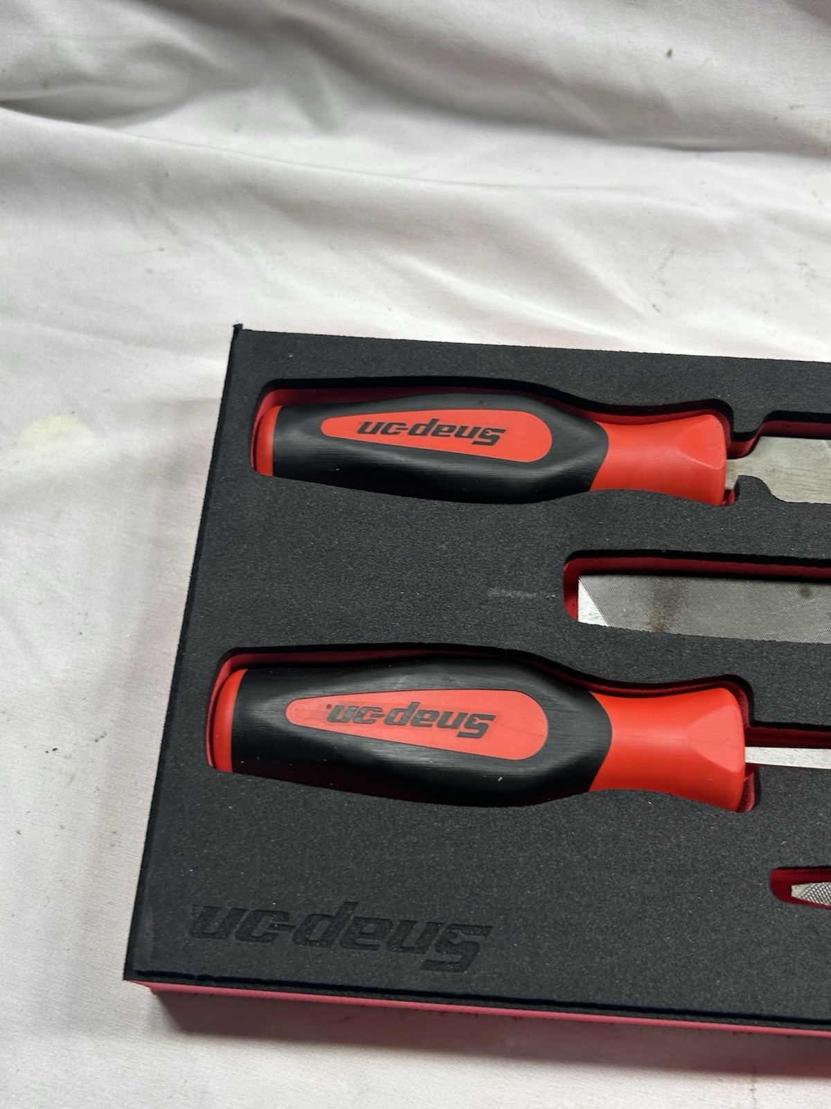 Snap-on™ SGHBF500AFR 4-piece Instinct Soft Grip Handle Mixed File Foam Set