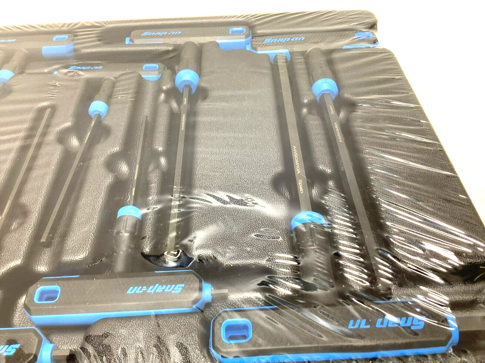New Snap-on™ 2.5 – 10 mm T- & L-Shaped SAE Allen Hex Driver Key Set AWSGM800A