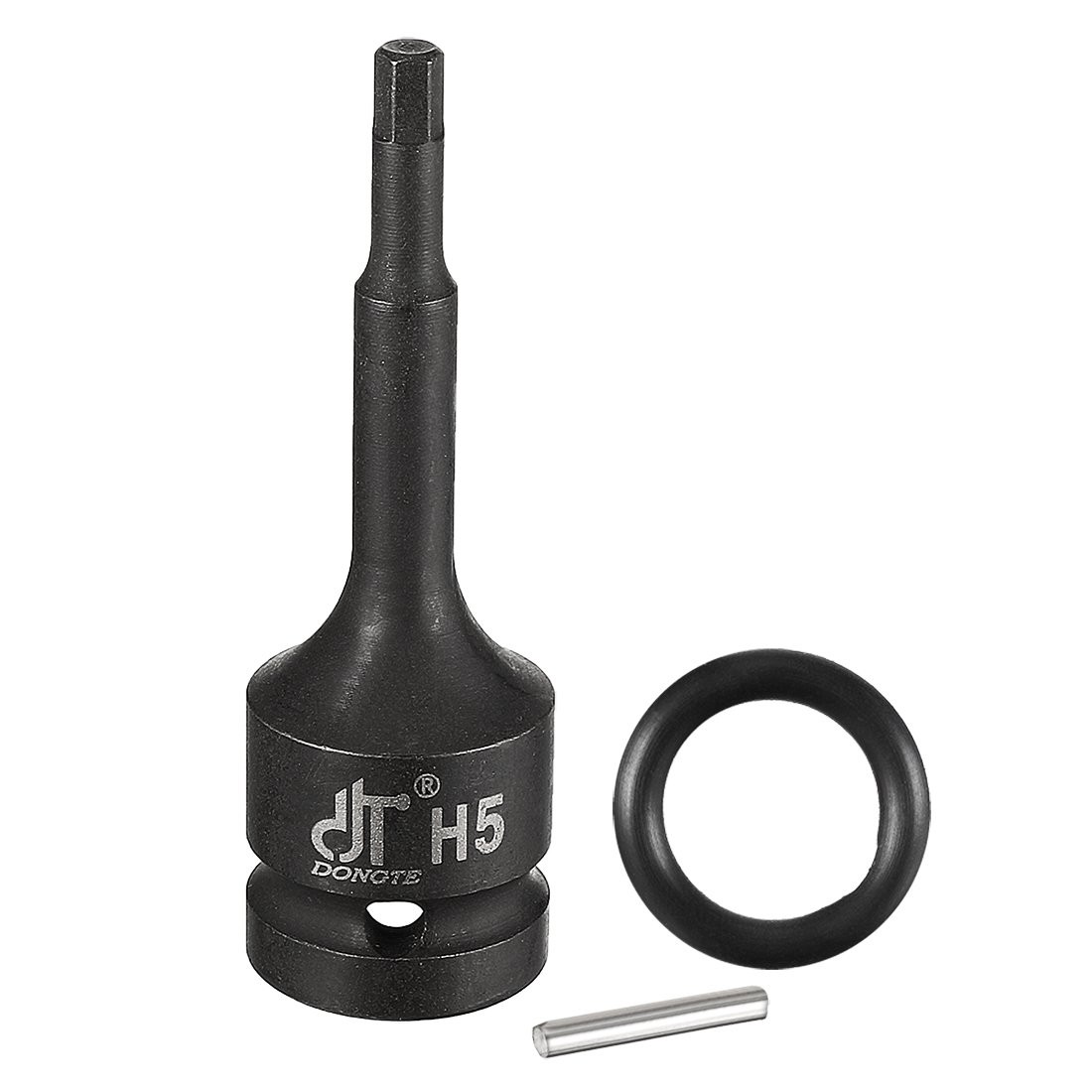 uxcell 1/2″ Drive x H5 (5mm) Impact Hex Bit Socket, Metric 3″ Length, Cr-Mo…