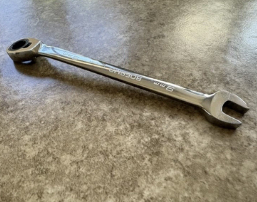 🔵 NEW Blue-Point 9mm 12-Point Metric 15° Offset Reversable Ratcheting Wrench