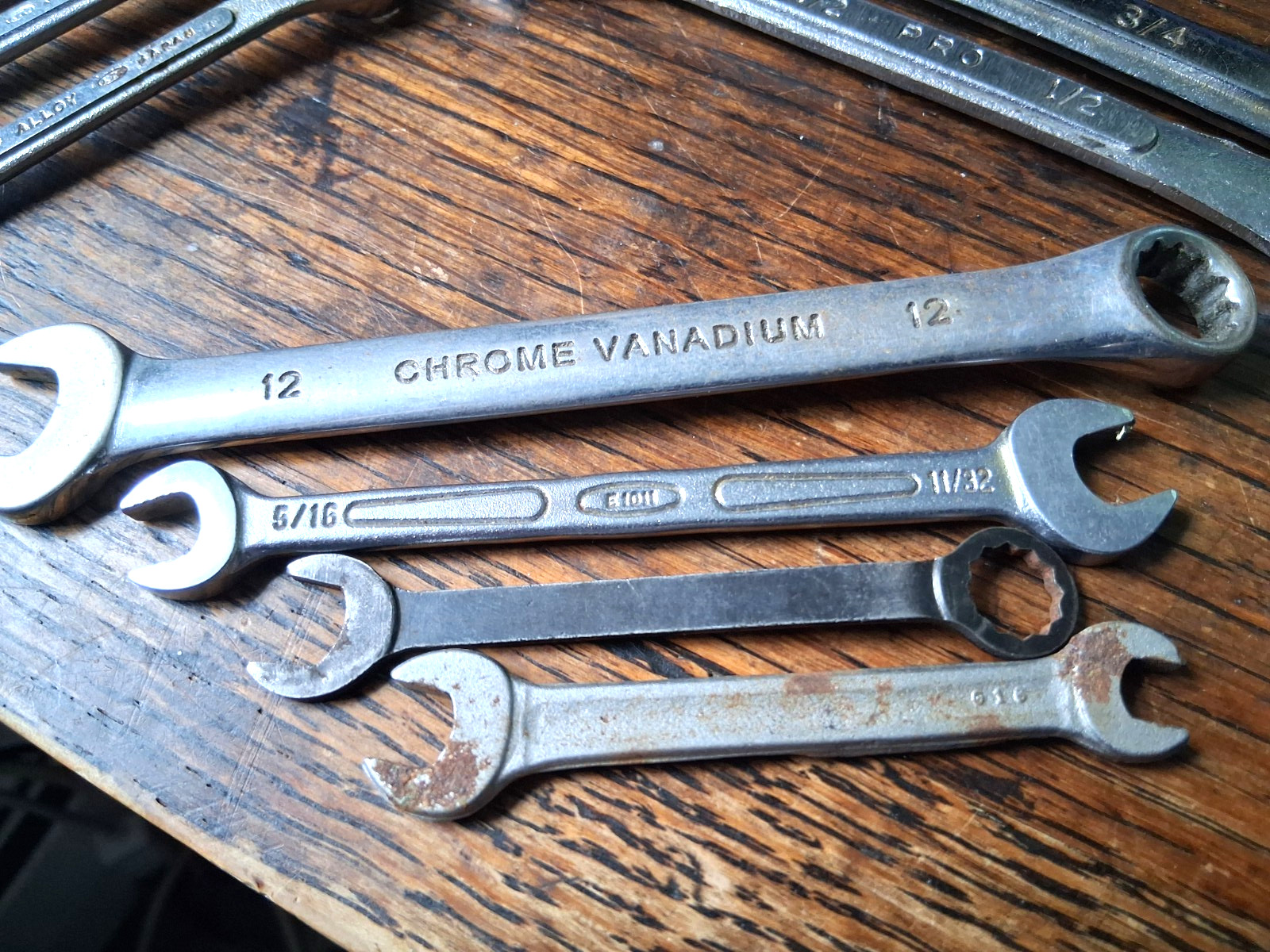 9-Multible Combination Wrenches Fuller Dunlap Bonney Pittsburgh Renes Corp Chi
