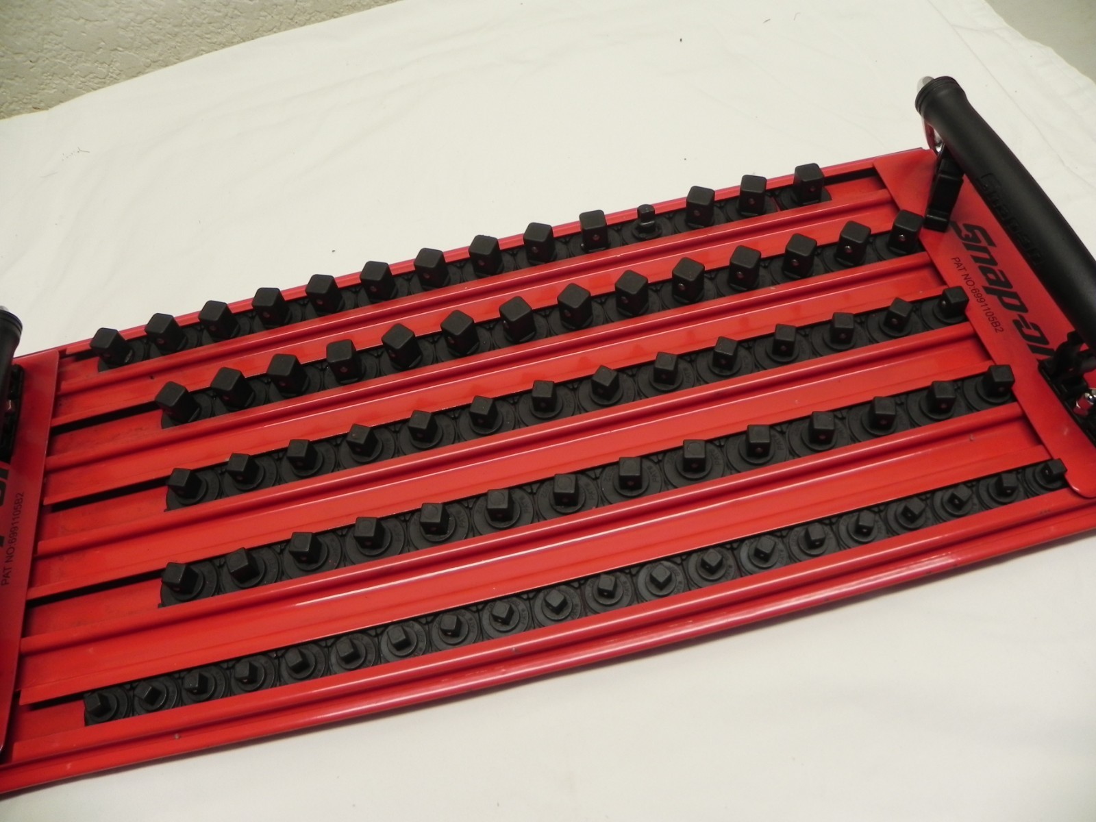 Snap-on KASKT5RD Locking Socket Holder Socket Tray Red/Black 76 Lock Posts