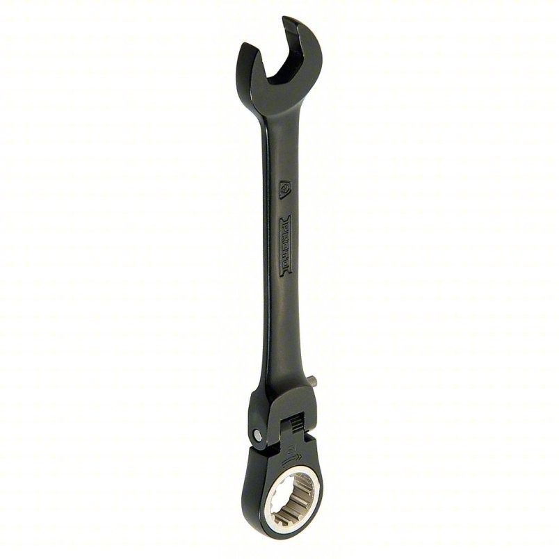 Proto JSCVM11F 11 mm Flex Head Ratcheting Combination Wrench Black Chrome