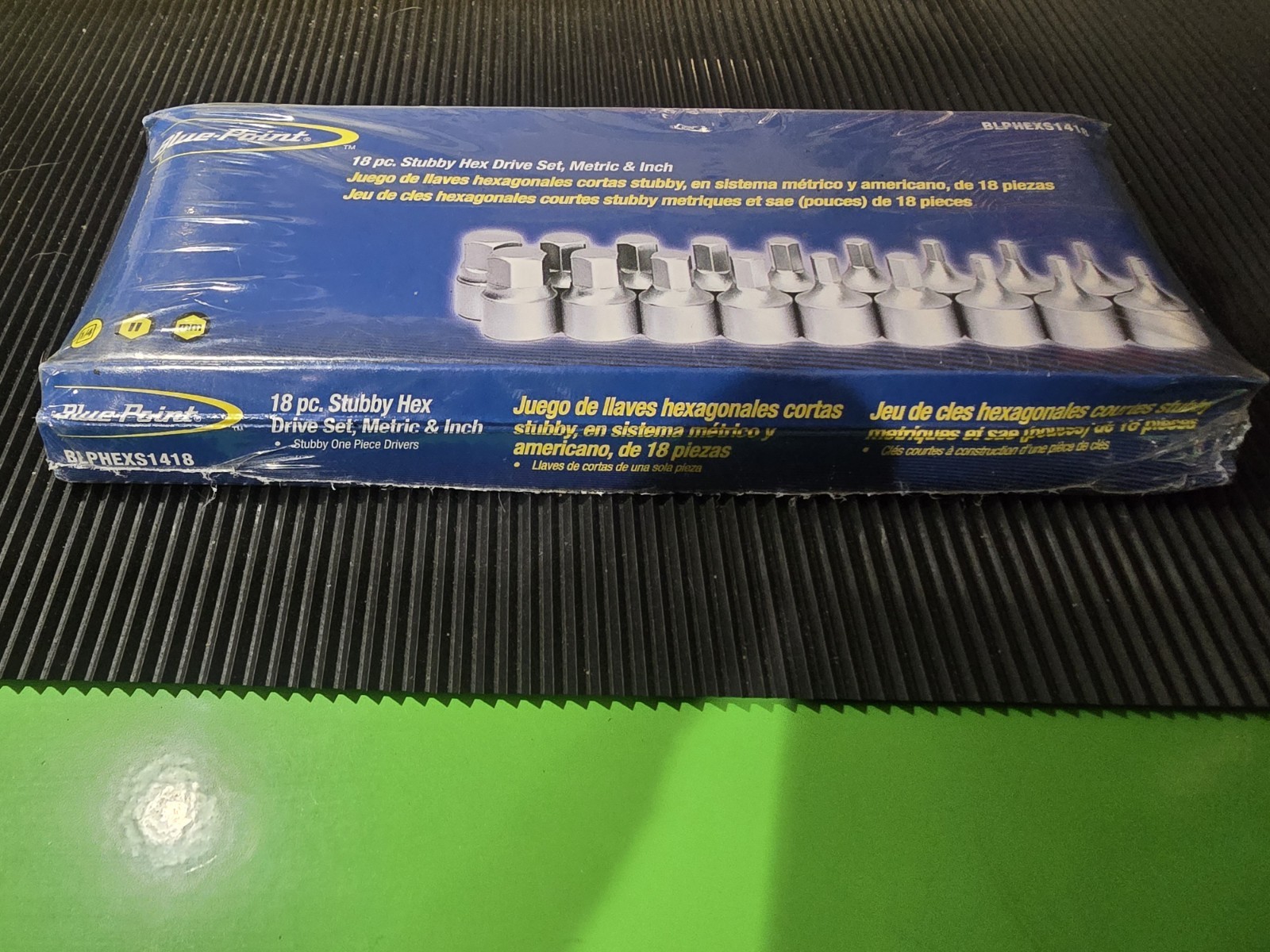 BLUE POINT SNAP ON HEX DRIVE SET 1/4 INCH. BRAND NEW SEALED. METRIC AND STANDARD