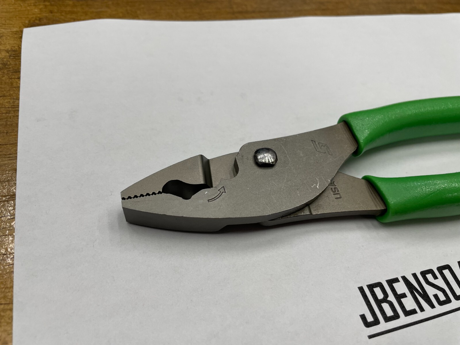 Snap-on Tools NEW GREEN 8″ Talon Soft Grip FlankJaw Slip-Joint Pliers HJ47ACFG