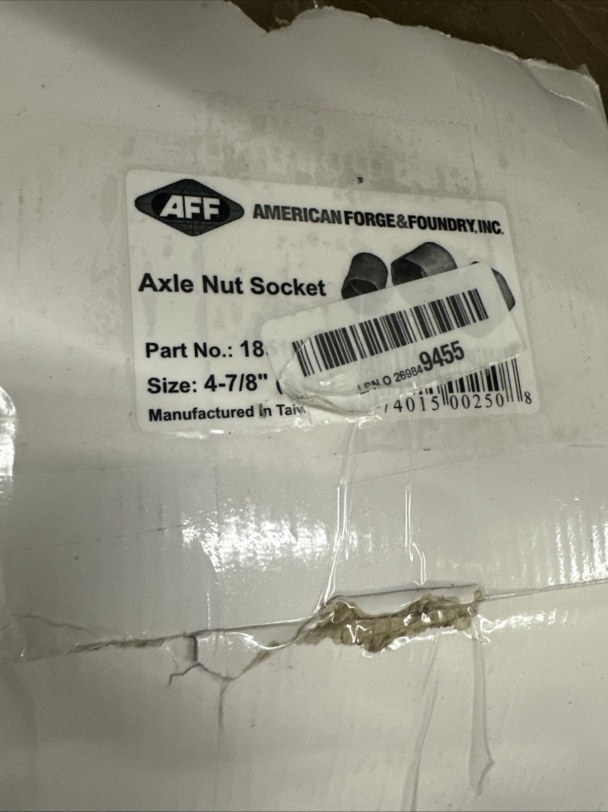 AFF 3/4″ Drive Wheel Bearing Locknut Socket 6 Point 4-7/8”