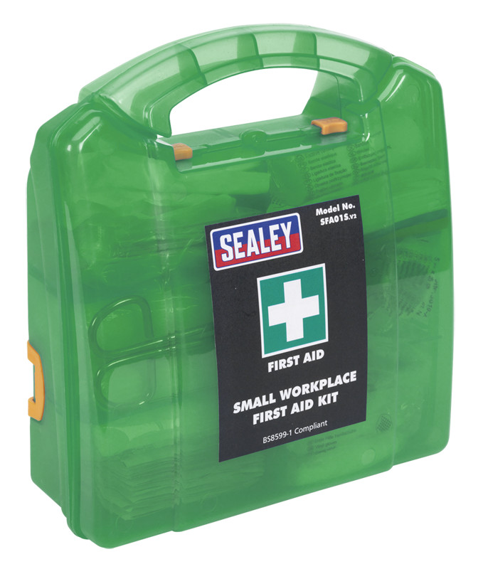 Sealey SFA01S First Aid Kit Small – BS 8599-1 Compliant