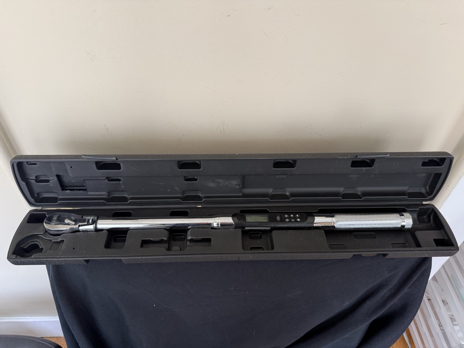ICON 1/2” Drive Digital Angle Flex Head Torque Wrench Snap Latch Case