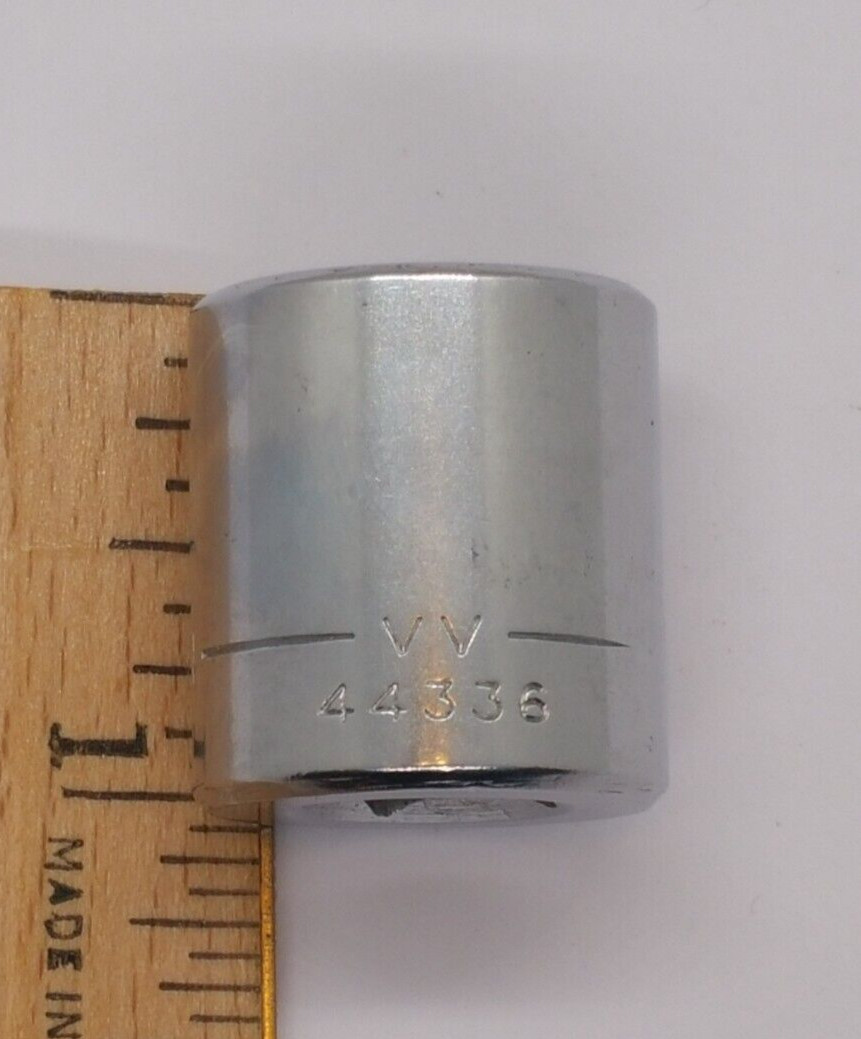 Craftsman 3/8″ Drive 11/16″ 12 Point Shallow Socket SAE VV 44336 USA NOS