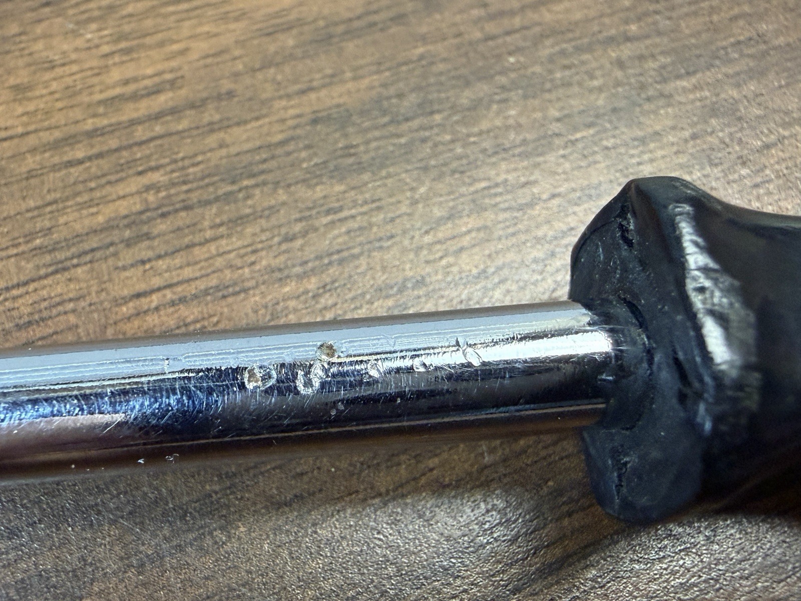 Snap-on Tools TM4CS – 1/4″ Drive 6″ Standard Shank Driver Black Handle USA