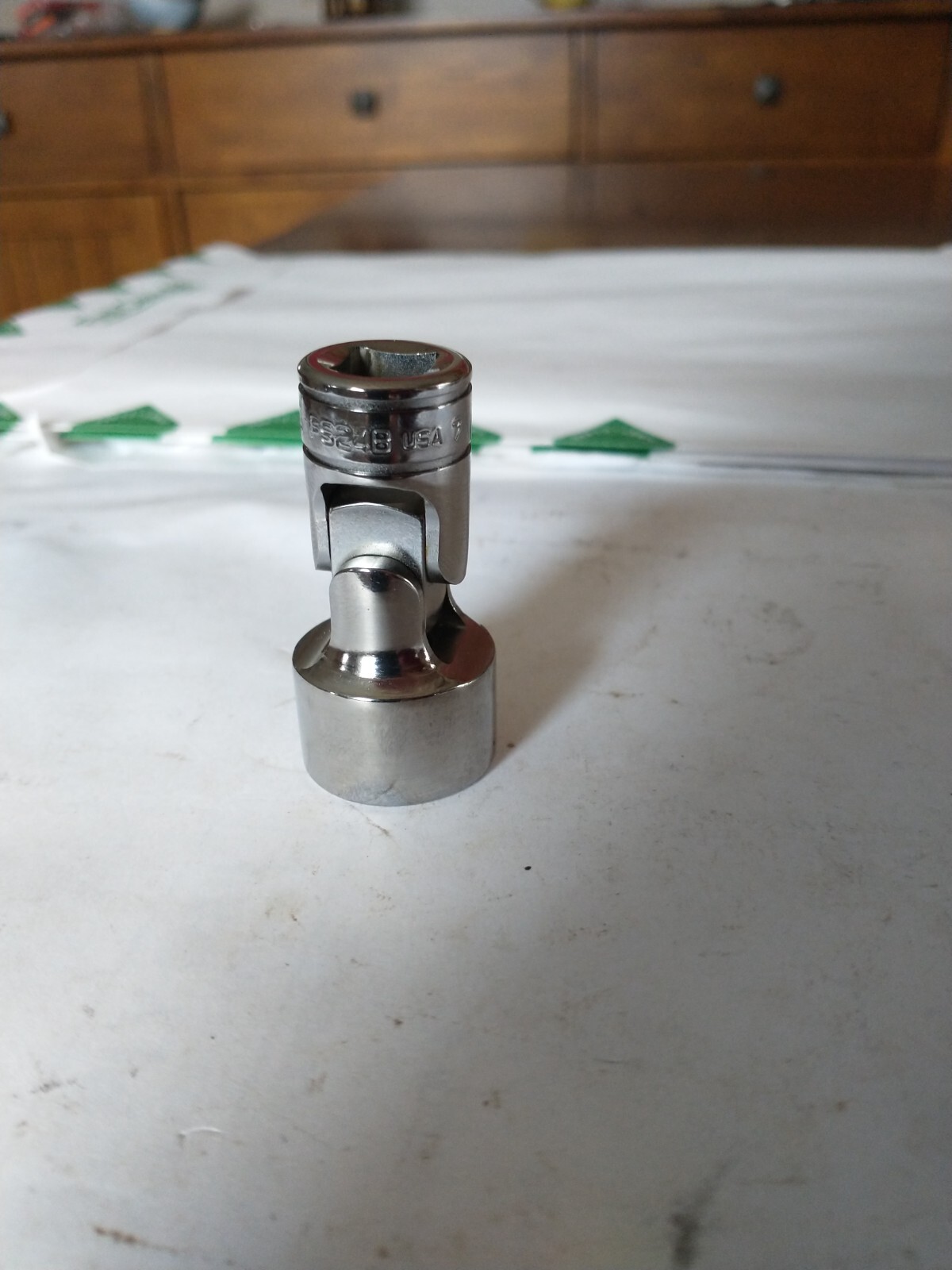New Snap On FS24B 3/4 SAE Shallow Universal Swivel Socket 6 pt 3/8″ Drive