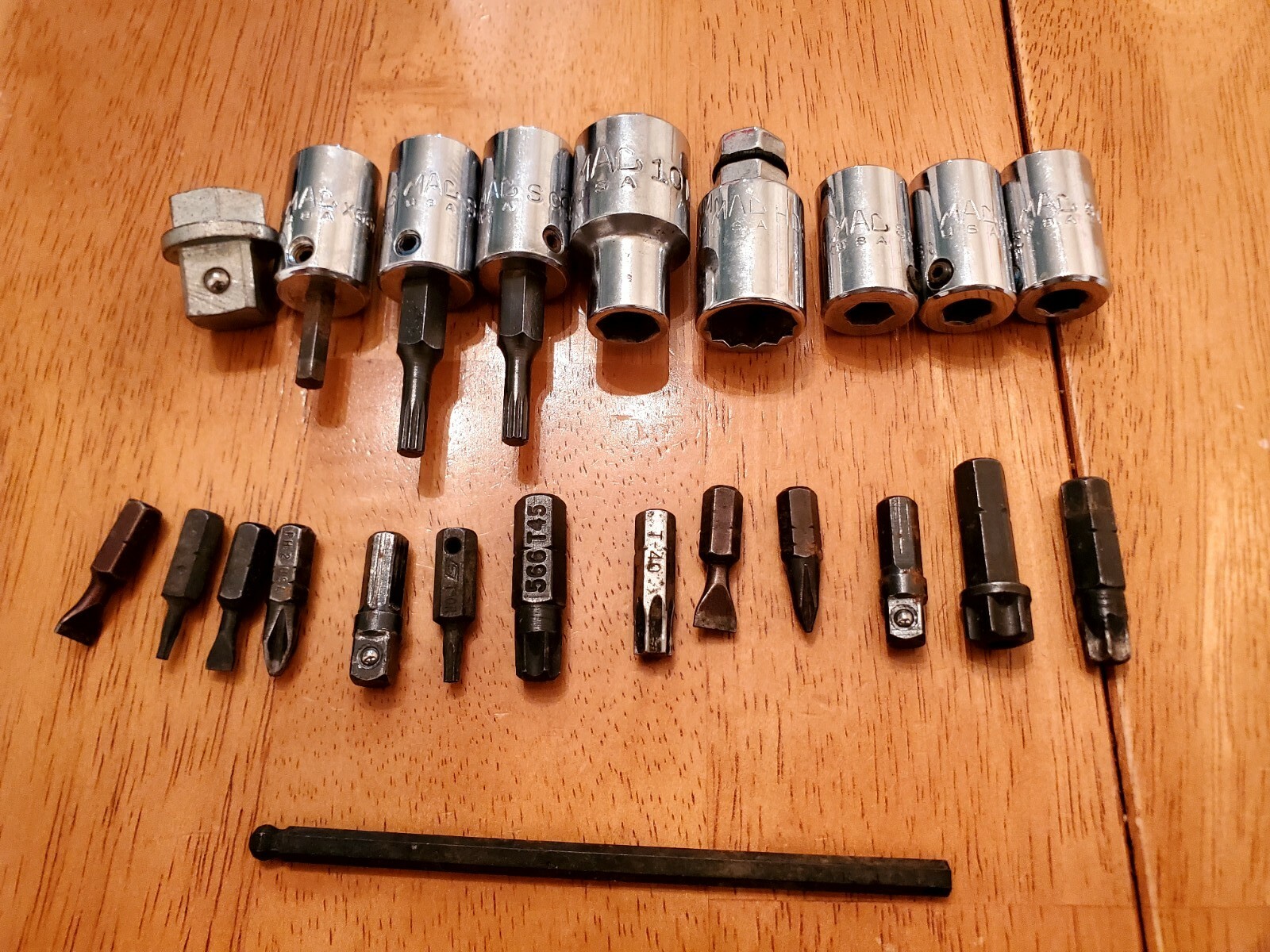 Mac Snap On Miscellaneous Bits Socket Holders Lot Of 23