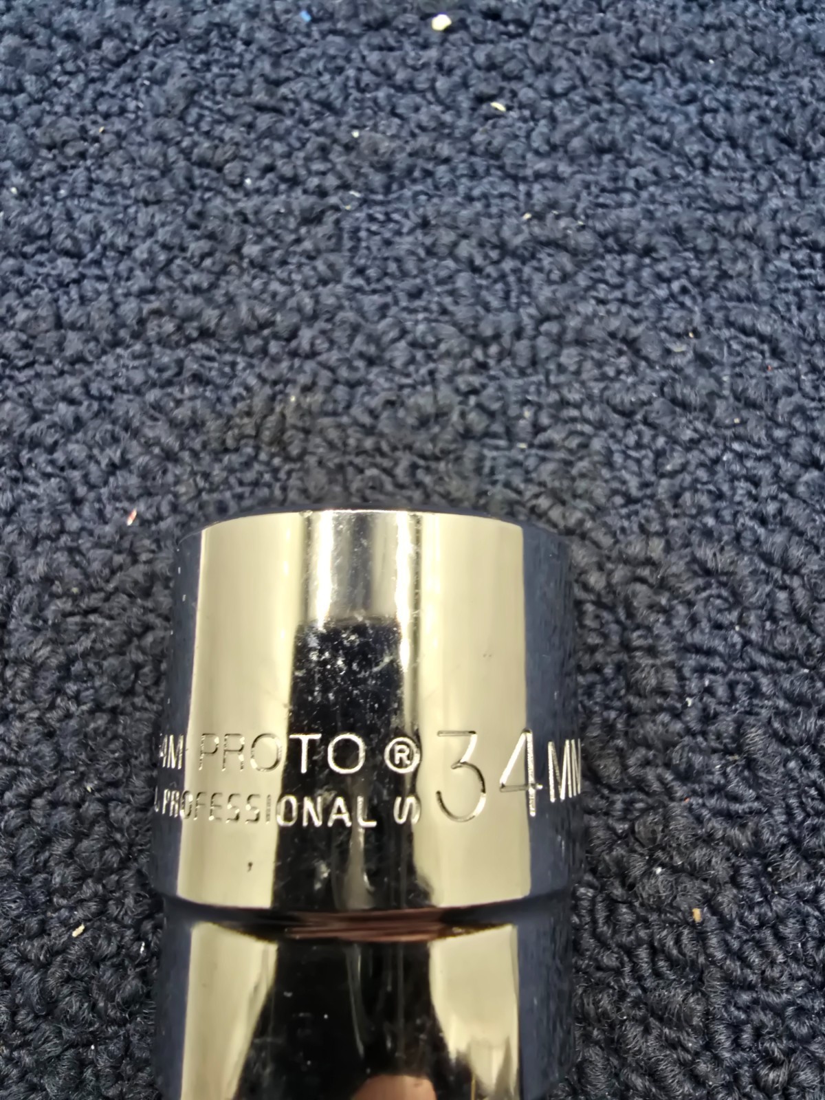 PROTO J5434M: 1/2″ Drive 34 mm 12-Point Metric Standard Socket