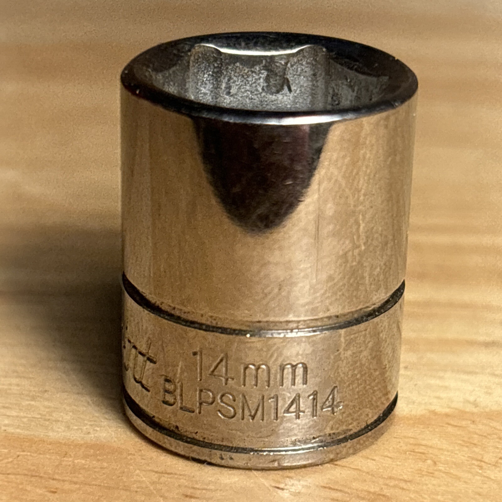 Blue Point 14mm Shallow Socket 1/4″ Drive 6 Point BLPSM1414