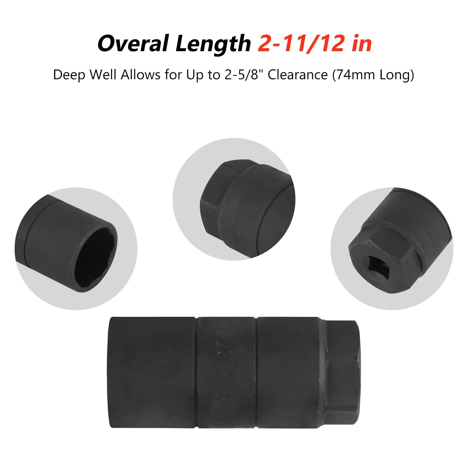 Oil Pressure Sensor Switch Socket For Special Size 1-1/16 Inch 27mm X 28.3mm