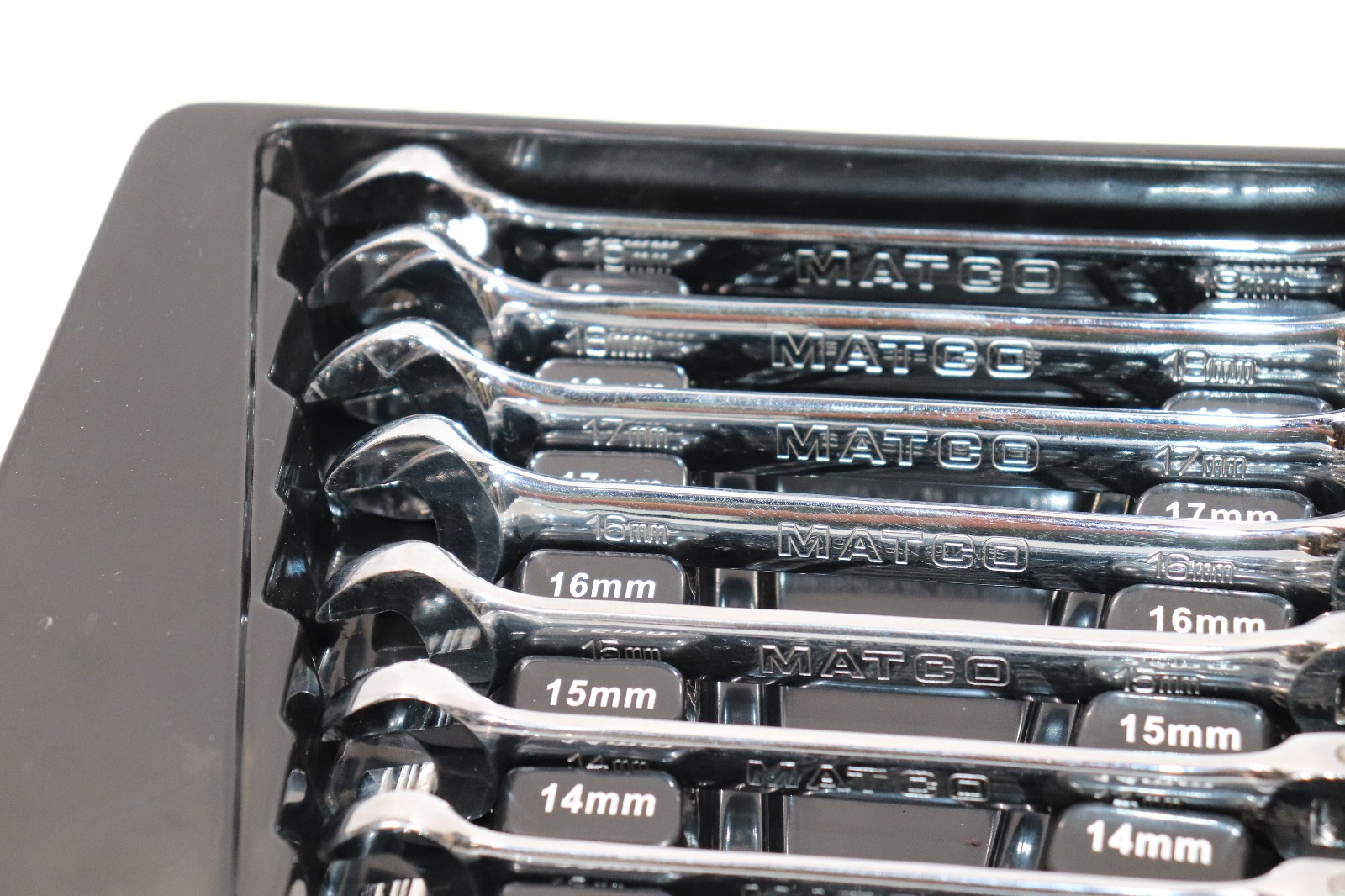 MATCO 12 pc 72-Tooth Metric Flexhead Combo Ratcheting Wrench Set S7GRFM12