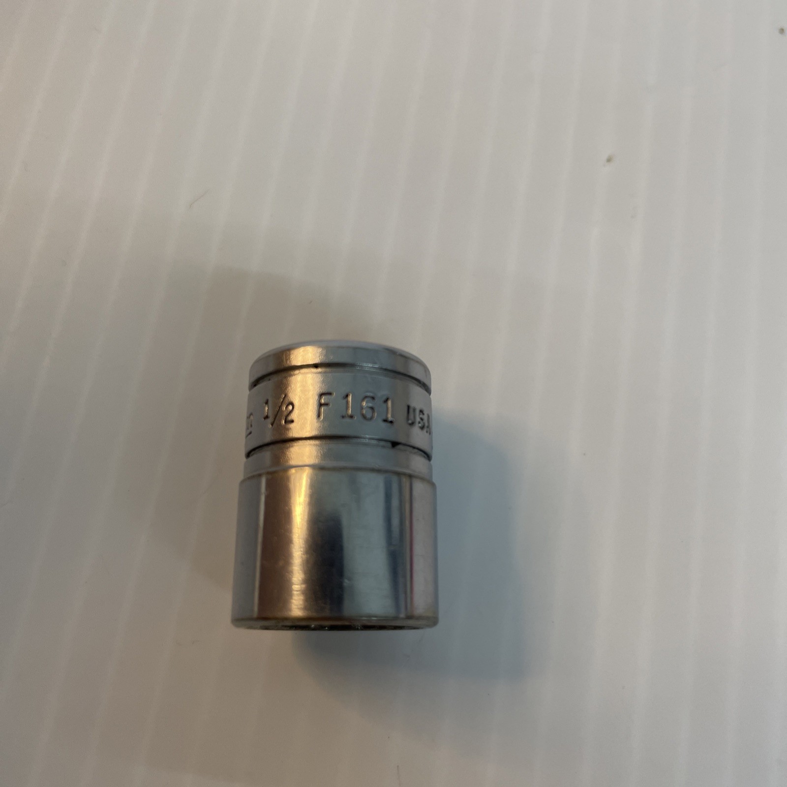 Snap On F161 3/8″ Drive 12-Point SAE 1/2″ Flank Drive Shallow Socket
