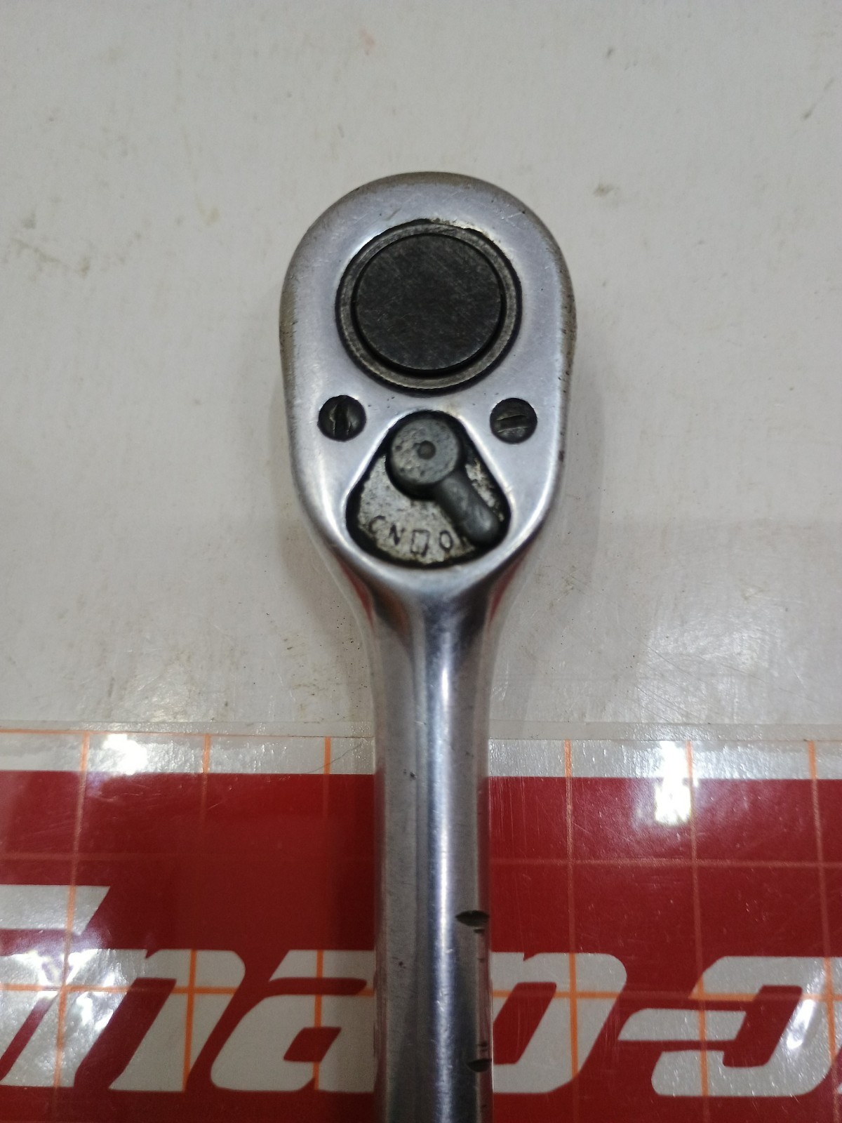 83 -Snap-On F-710B 7.5″ Length Ratchet Wrench 3/8″ Dr Standard Handle USA Used