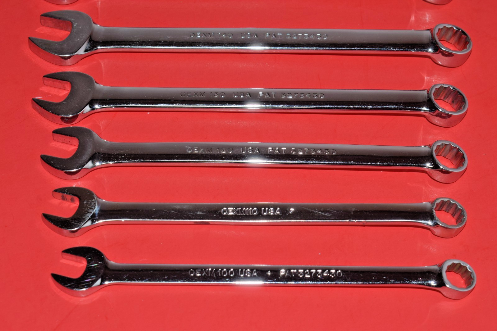NICE Snap-On 12pc Metric 12 Point Flank Drive Combination Wrench Set 10 – 21mm