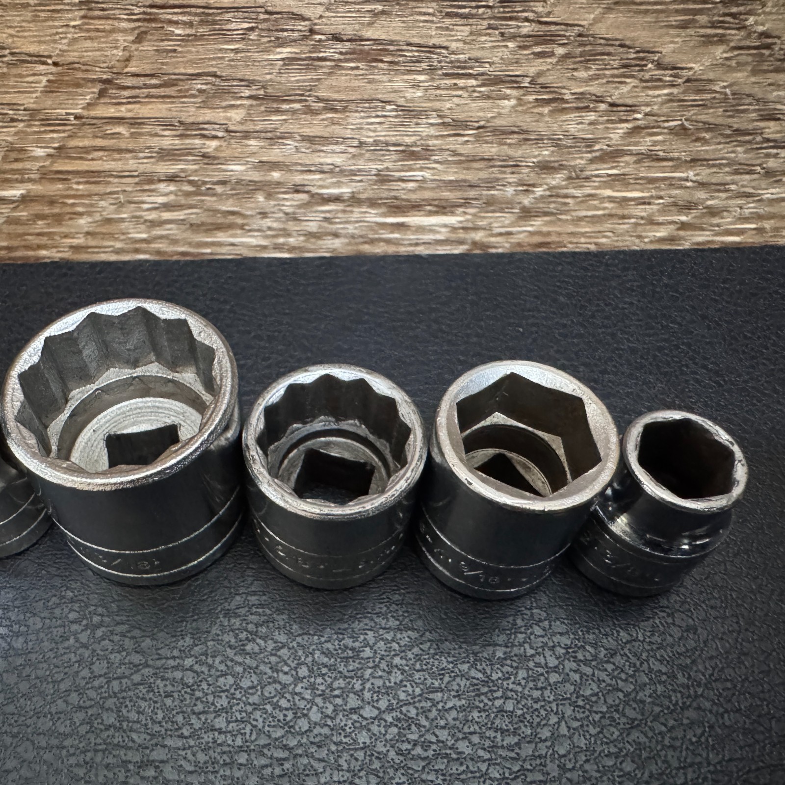S-K Tools 3/8 Drive SAE Socket Lot 12PT 6PT Deep, STD, Universal & Ratchet 45170