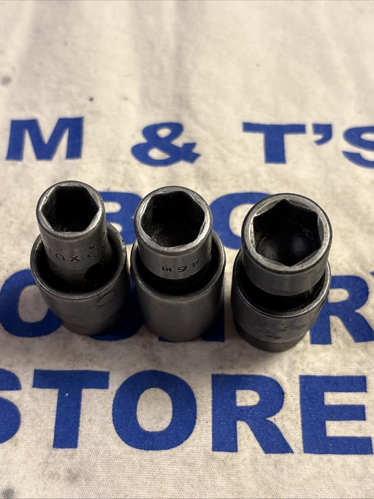 Mac Tools 3/8″ Drive 3pc 6pt SAE Impact Swivel Socket Set 3/8, 7/16, 1/2