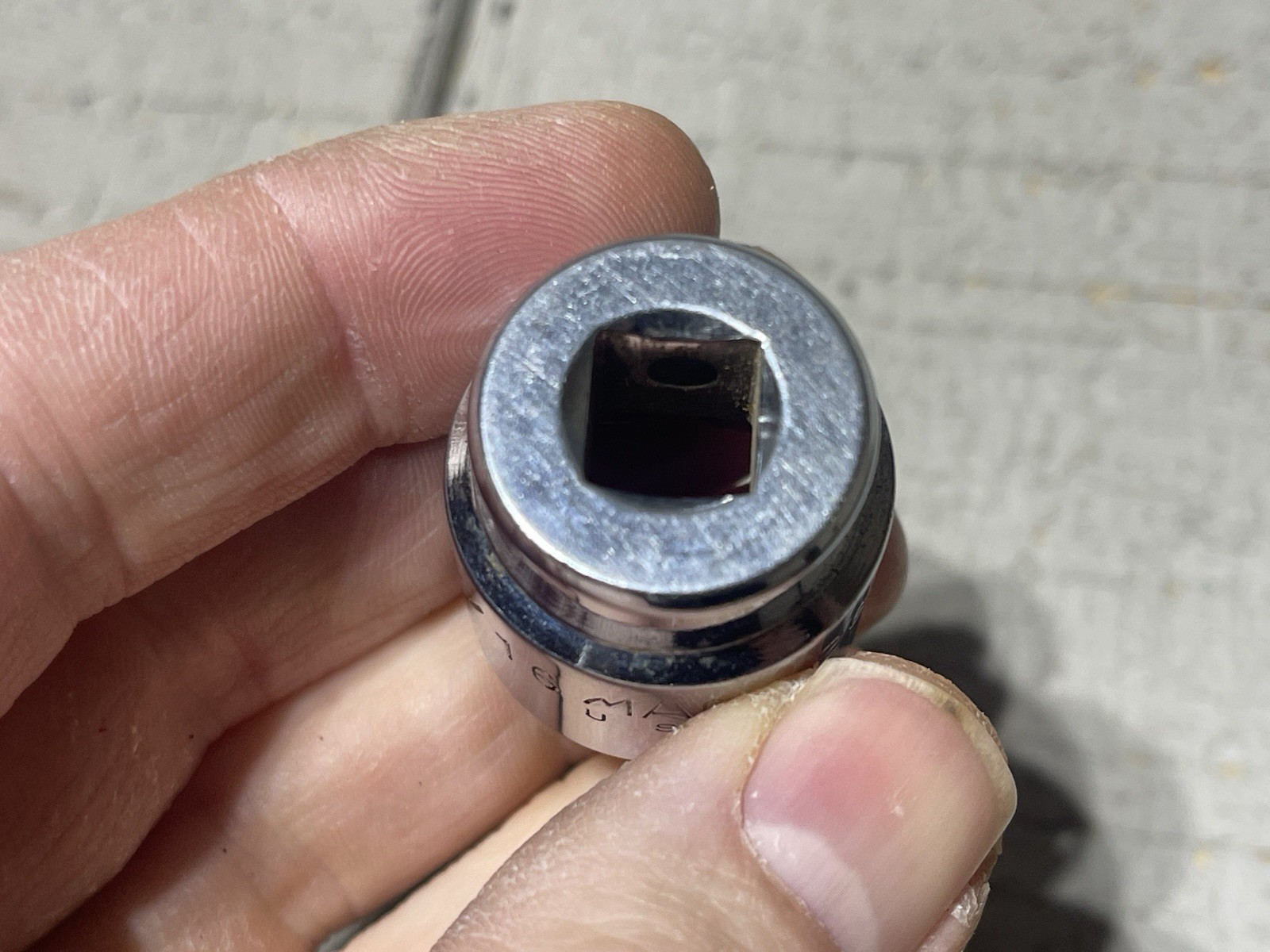 MAC TOOLS X262, 3/8″ DRIVE, 13/16″ SOCKET, SHALLOW, 12 POINT.