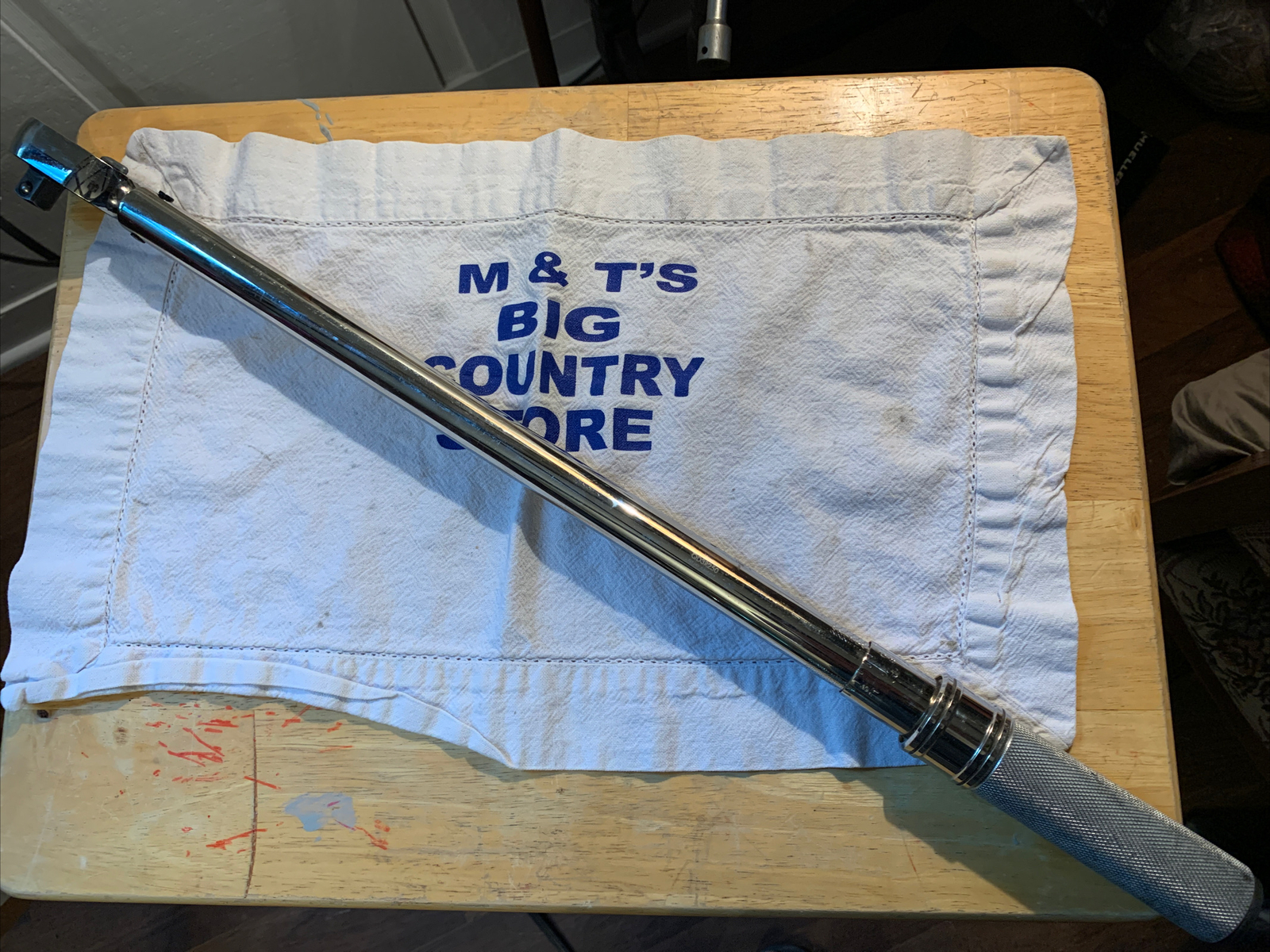 Snap-on Tools 1/2″ Dr Adjustable Click-Type Fixed Ratchet Torque Wrench QD3R250