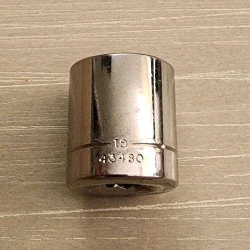 Craftsman USA 9/16″ Socket 6 Point 1/4″ Drive Inverted G1 43480