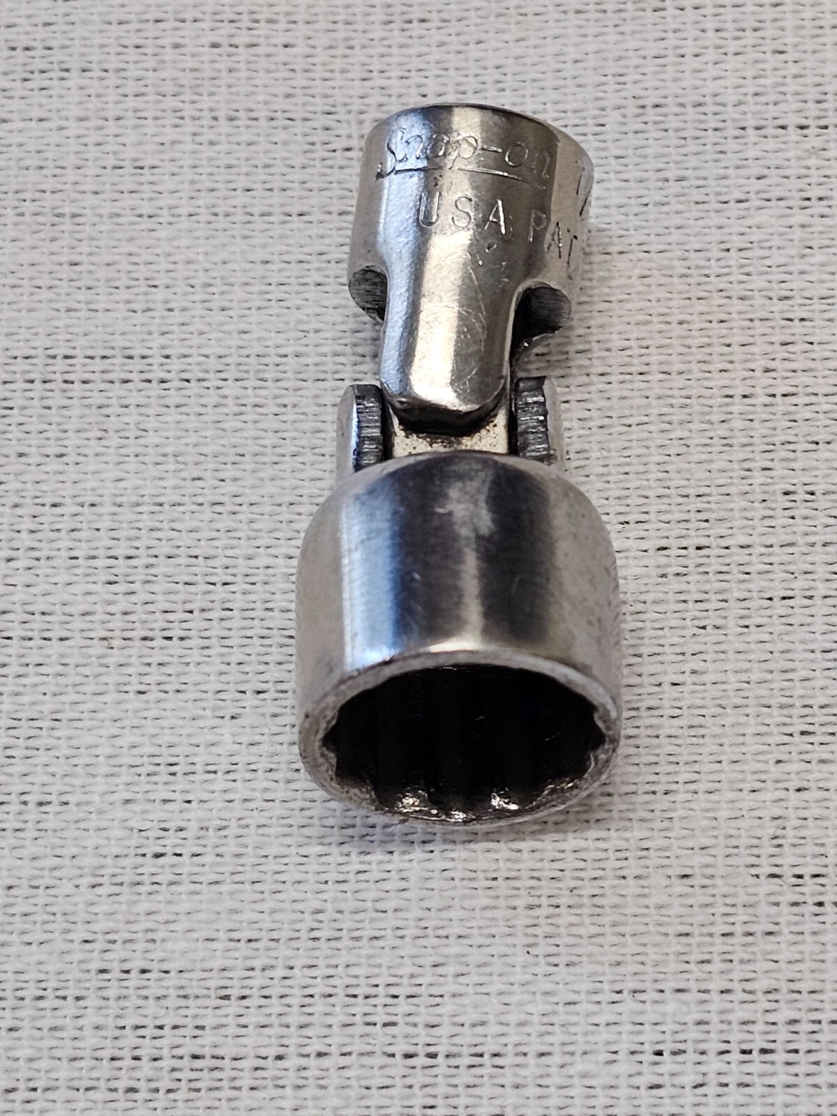 Snap-on 7/16″ Standard Swivel Socket Sae 12 Point 1/4″ Drive TMU141 USA