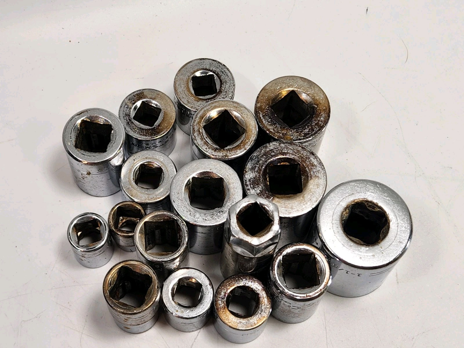 Vintage Craftsman Socket Tool Mixed Lot of 33 VV , G & V SERIES / Metric SAE