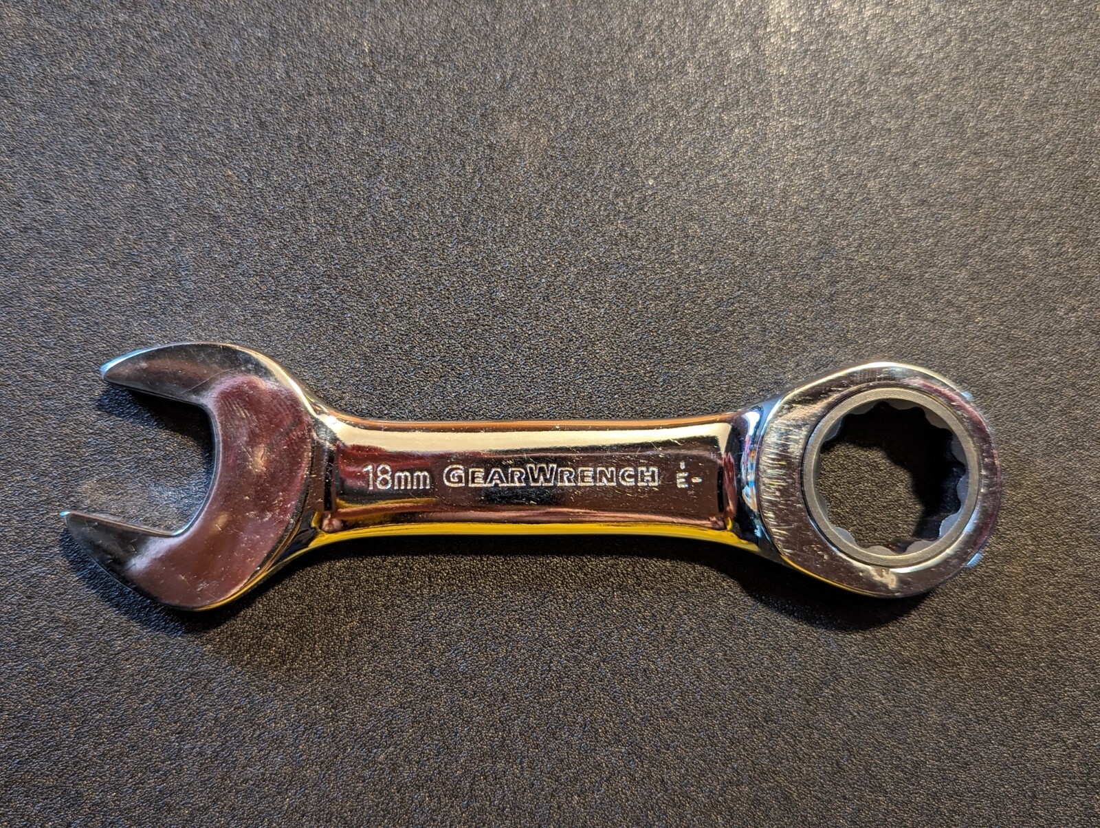 18mm Ratcheting Wrench Mastercraft Maximum – Short Handle