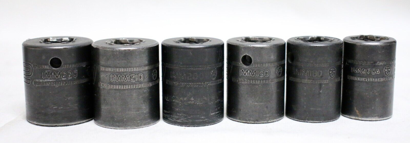 Snap-On IMM220 IMM210 IMM200 1/2 6PT metric shallow impact socket LOT OF 13
