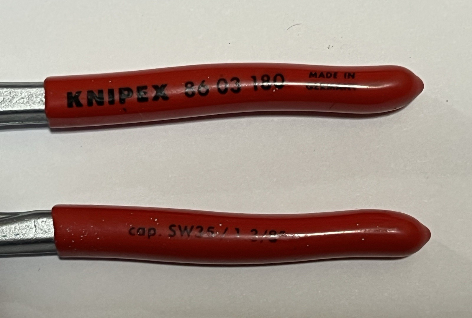 Knipex 7″ Pliers Wrench 86 03 180 1-3/8″ Smooth Jaws Pliers Made in Germany
