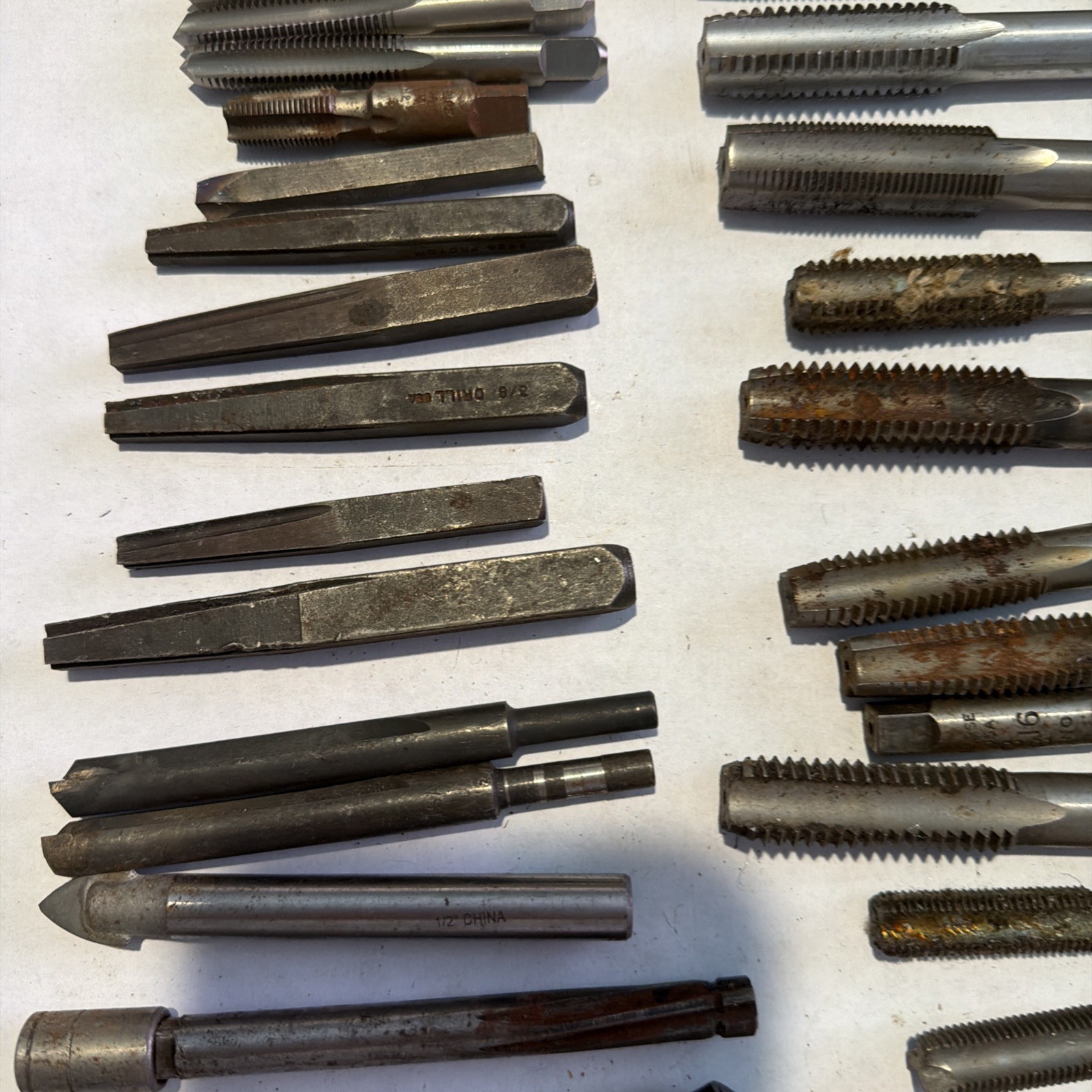 Mixed Lot R&N / Hanson / SKF Thread Taps Machinist Shop Tool