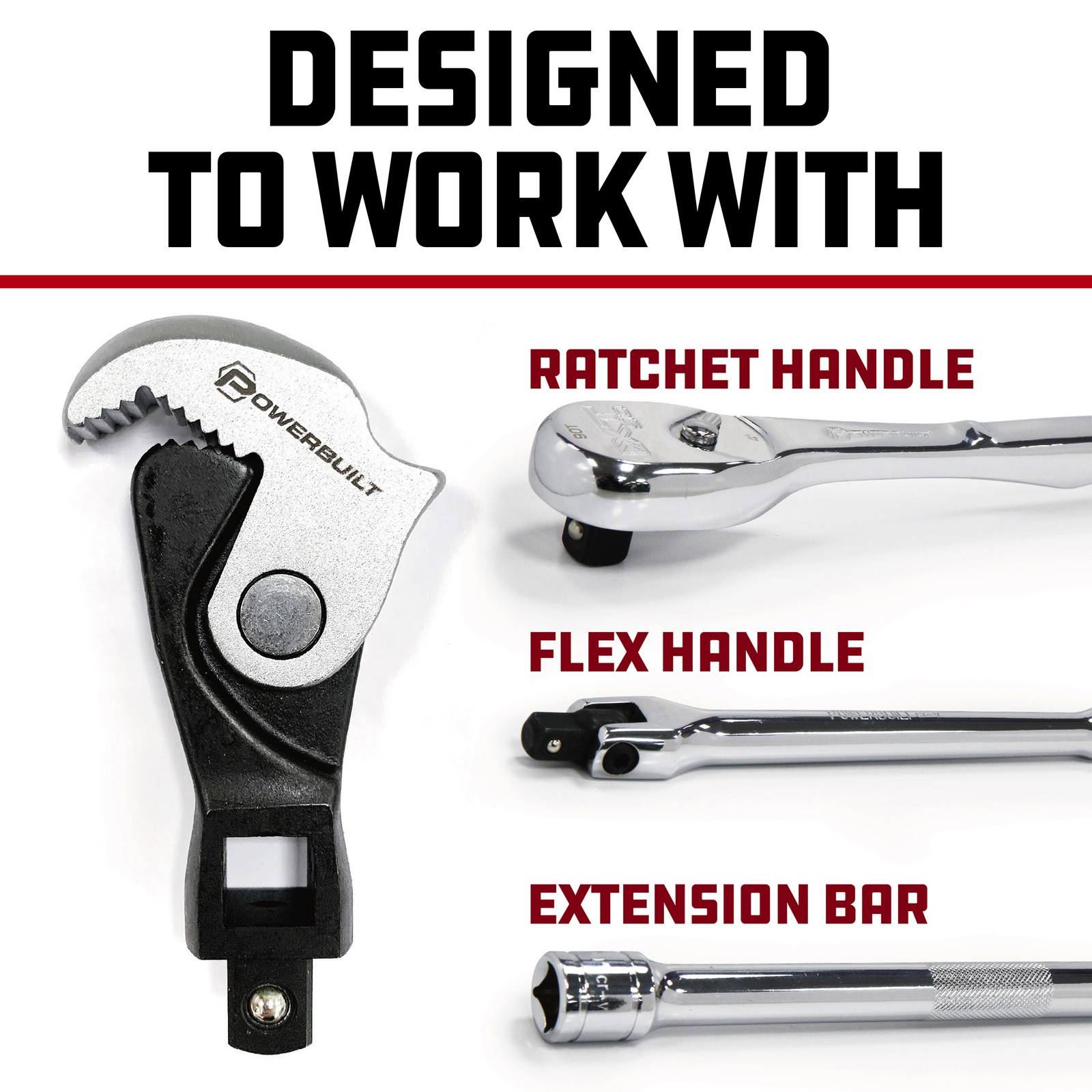 Powerbuilt 3 Piece Spring Crowfoot Wrench Set – 642963