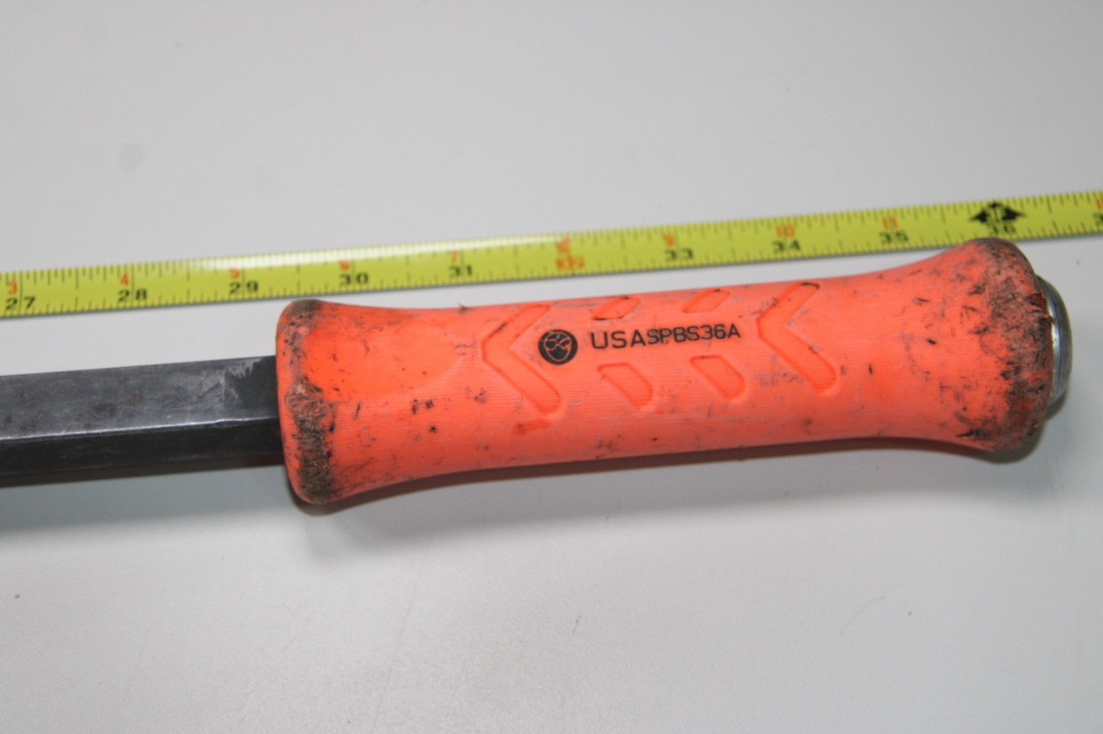 Snap-On SPDP36 36″ Long Orange Hard Striking Handle Pry Bar USA