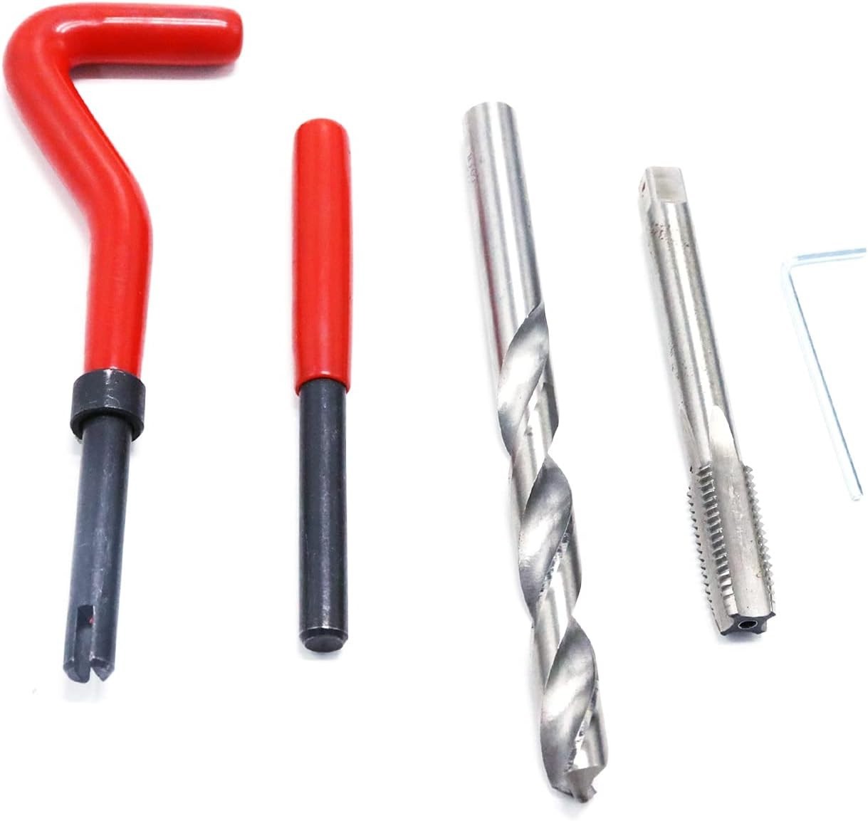 Complete 30-Piece M10 x 1.5mm Thread Repair Insert Kit with Drill and Tap Tools