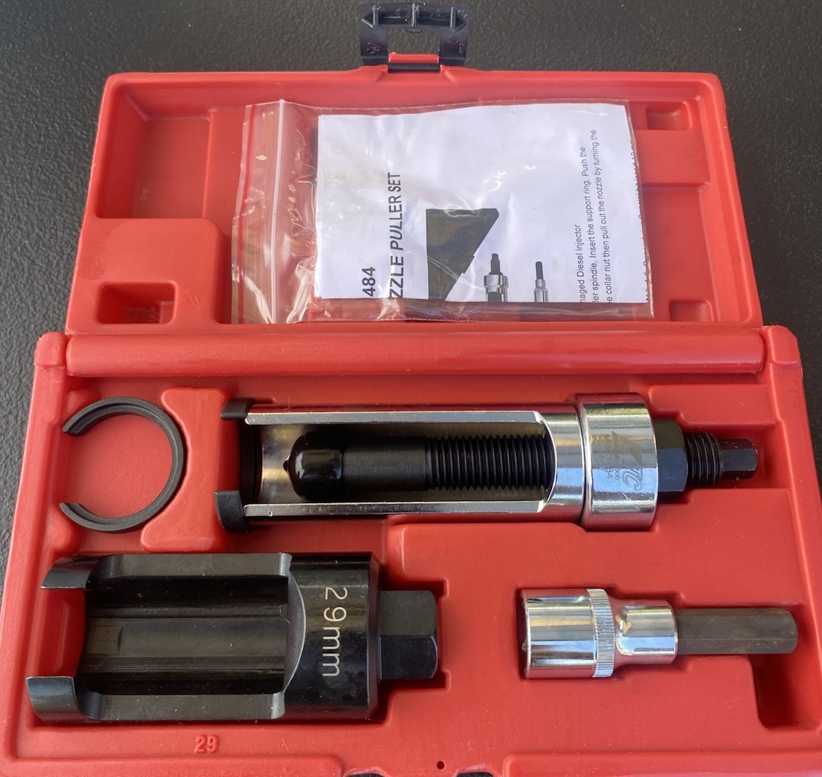 KTC Auto Tools MBZ 1484 4 Piece Injector Nozzle Puller Set Beautiful Condition