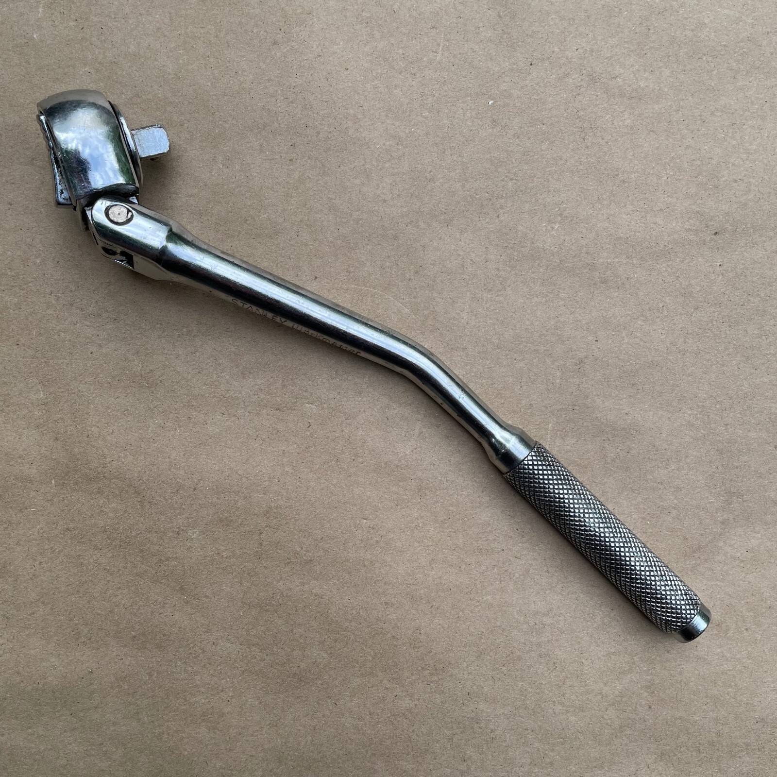 Vintage Stanley Workmaster Thumb Flip Drive Flex Ratchet 3/8″ Drive 86-201s USA