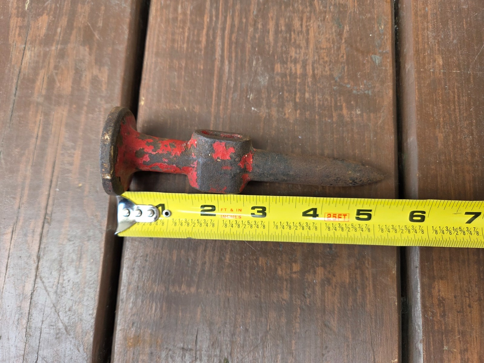 Vintage Auto Body Hammer Head Metal Tool