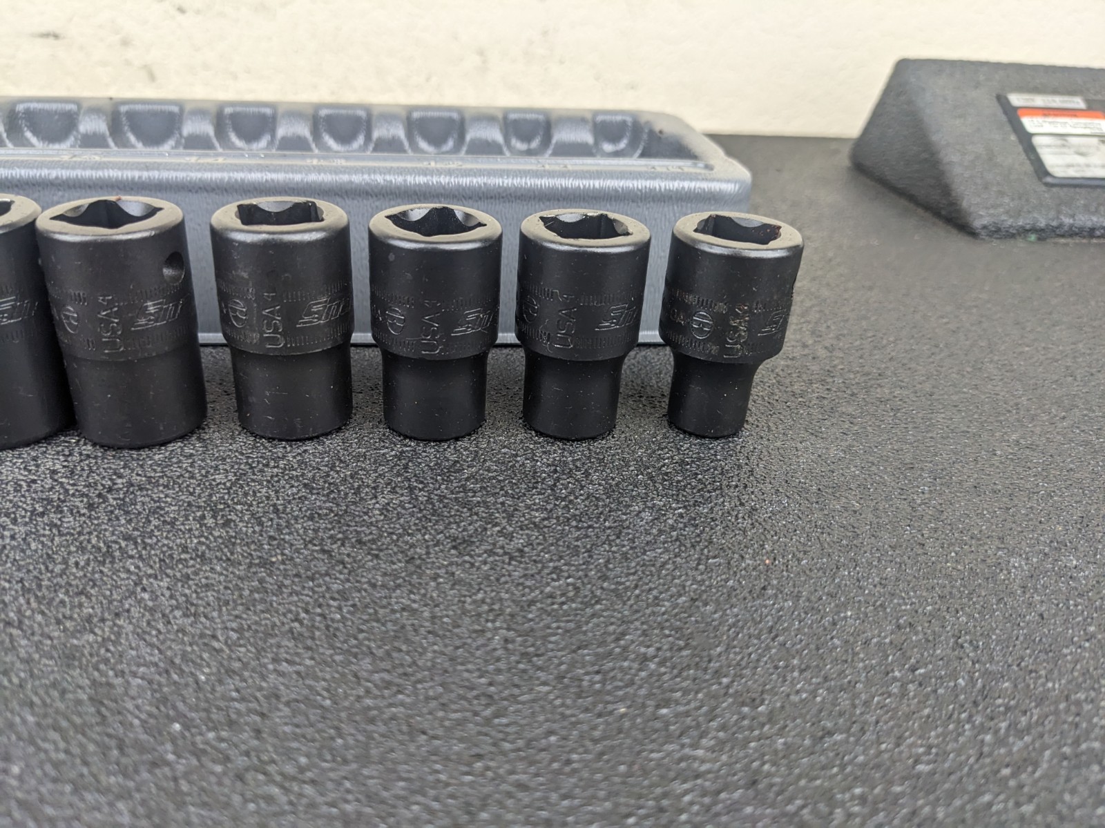 #bm248 Snap On Tools 315IMMYA 15pc 1/2″ Drive Metric Impact Socket Set 10-24mm