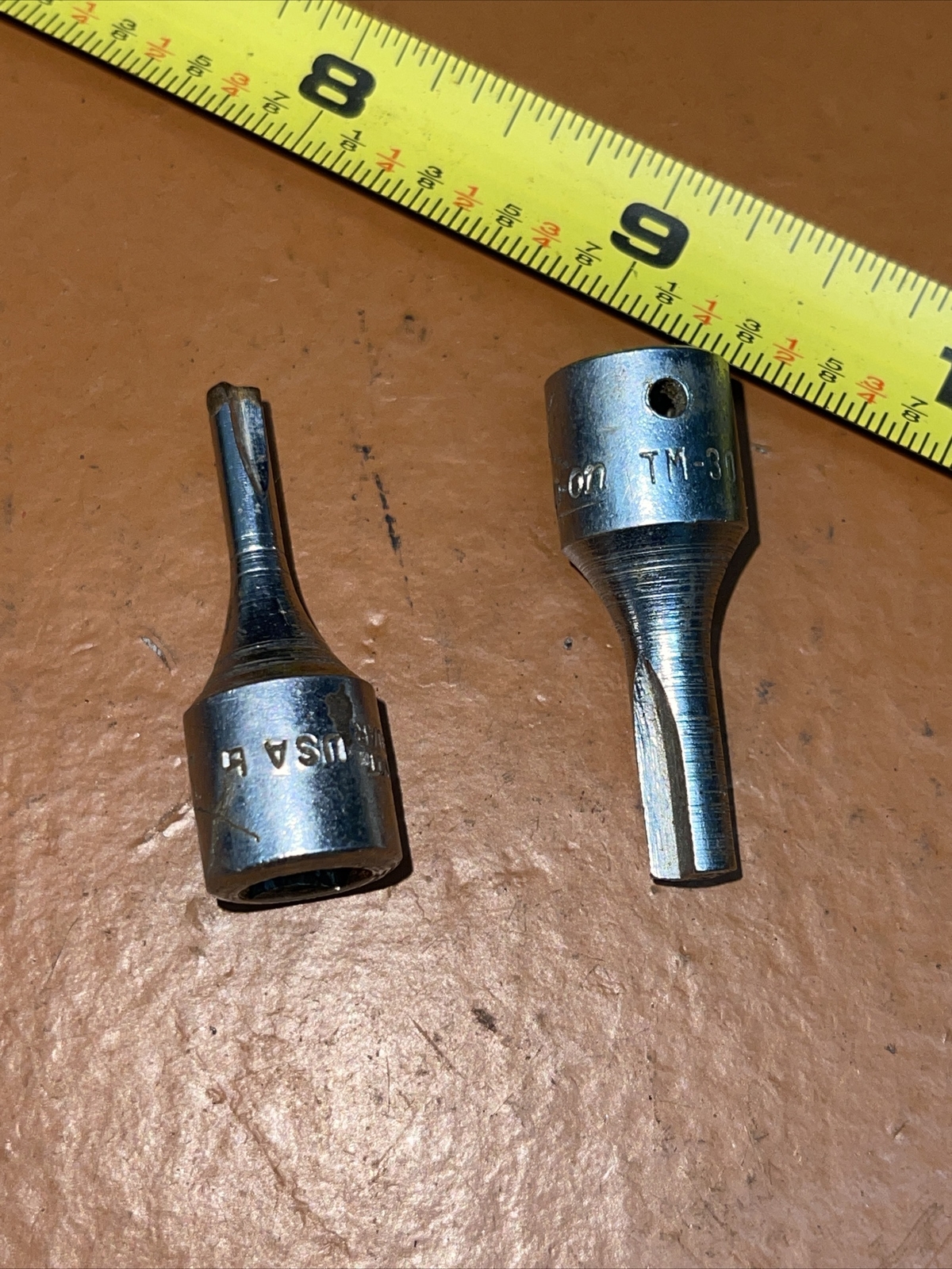 Snap on USA TM30 TM31 1/4 Drive Clutch Head Socket Set Vintage 1/4